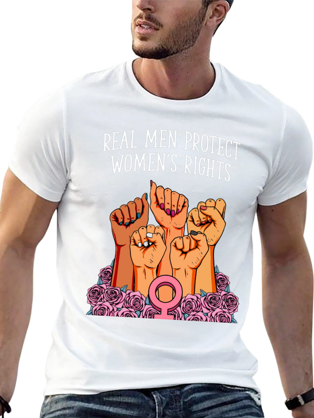 Real Men Protect Womens Rights T-Shirt