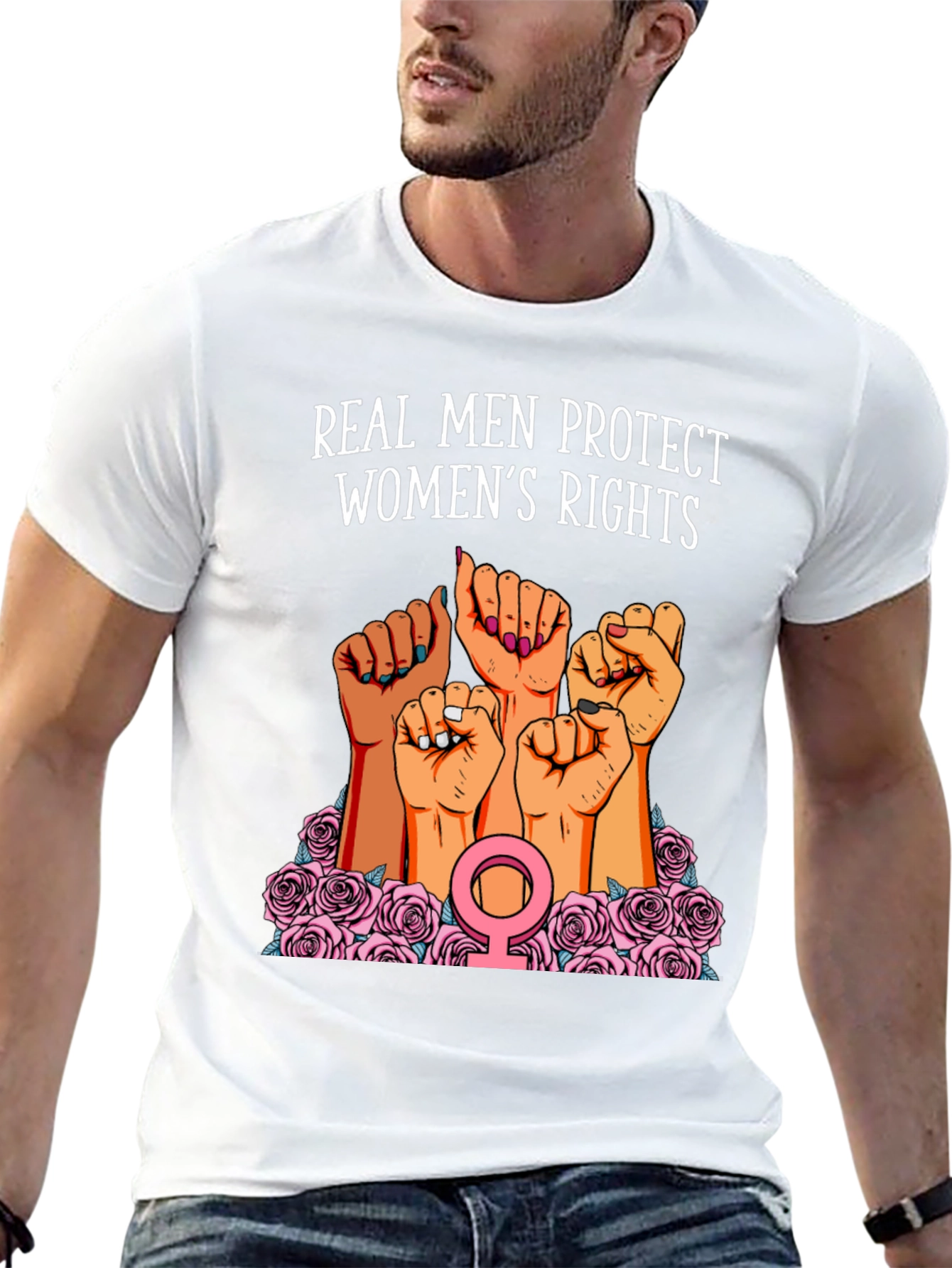 Real Men Protect Womens Rights T-Shirt