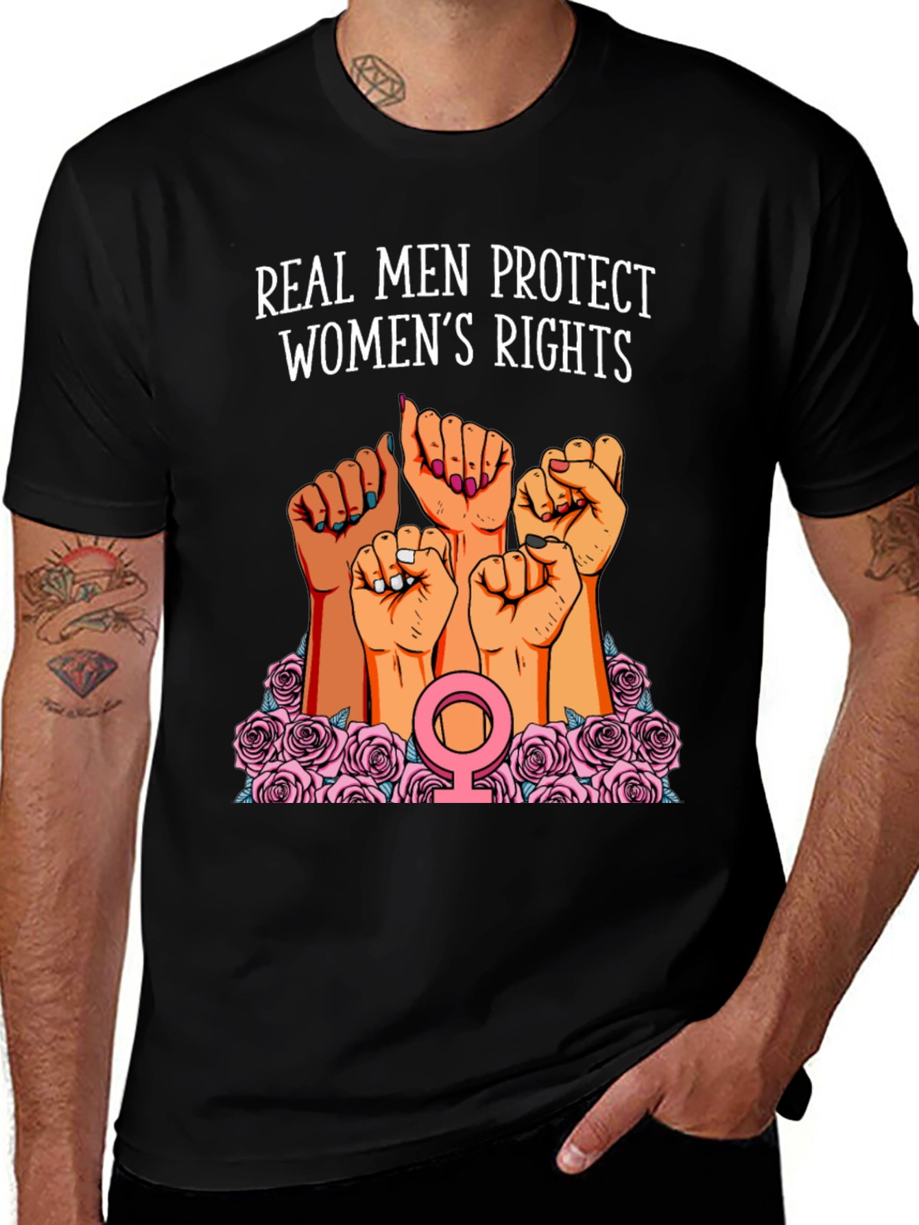 Real Men Protect Womens Rights T-Shirt