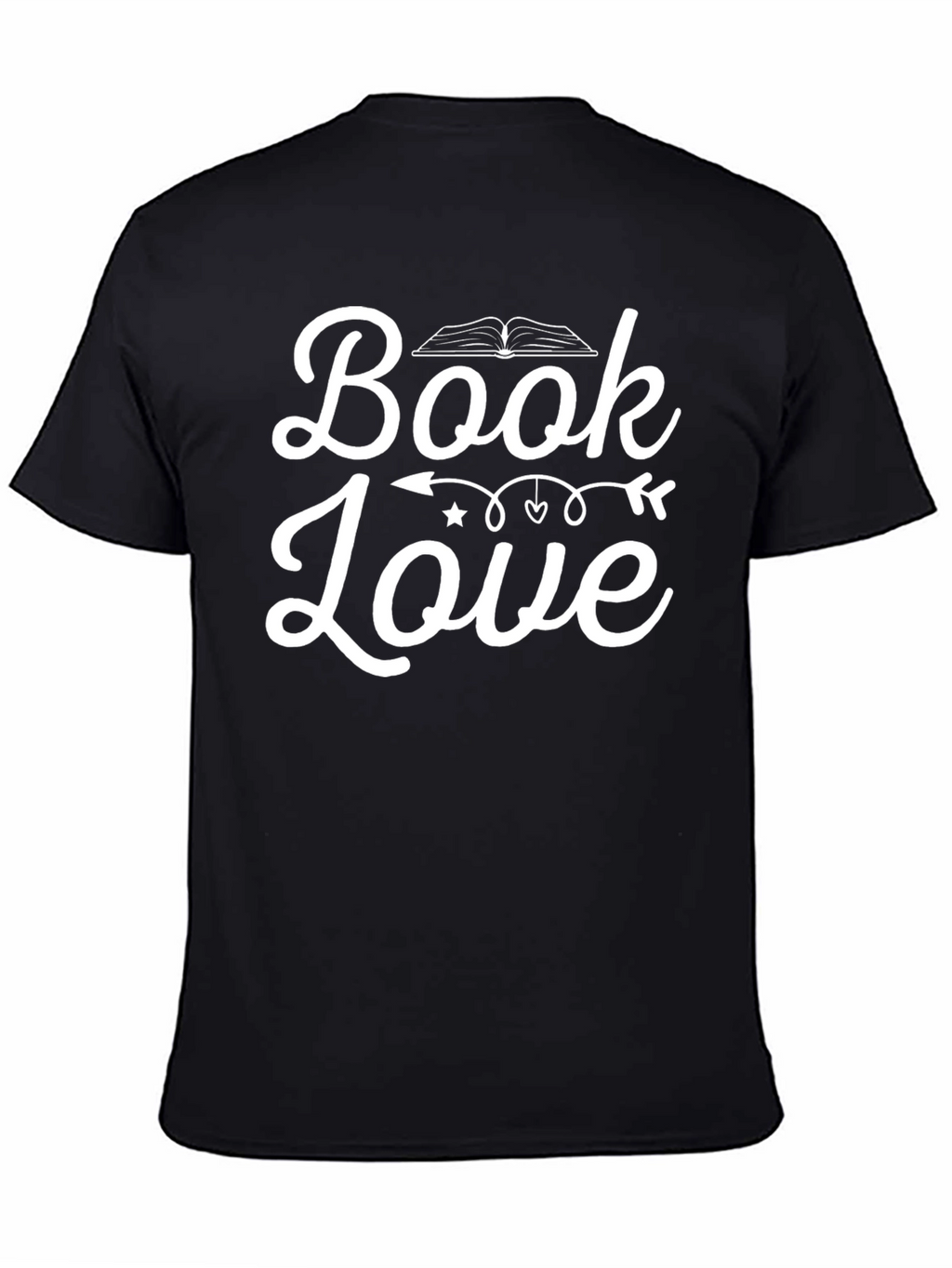 Book Love Black Graphic Tee