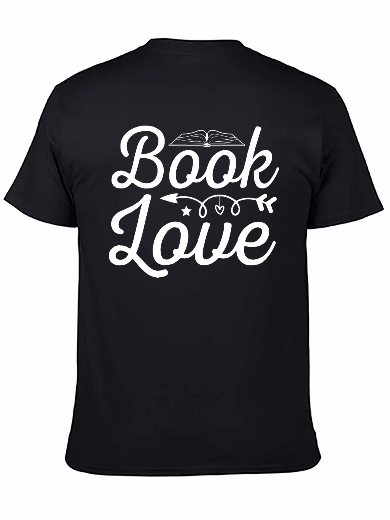 Book Love Black Graphic Tee