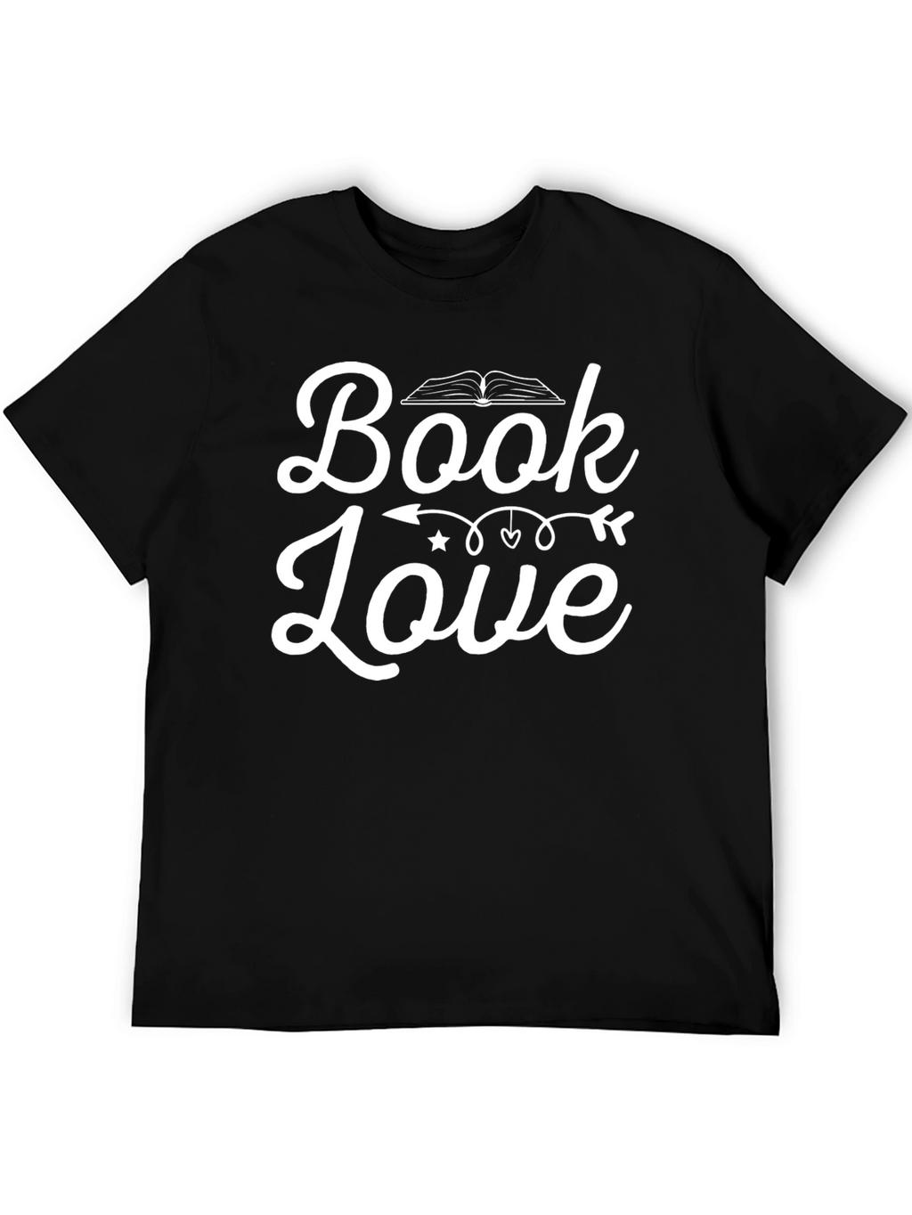 Book Love Black Graphic Tee