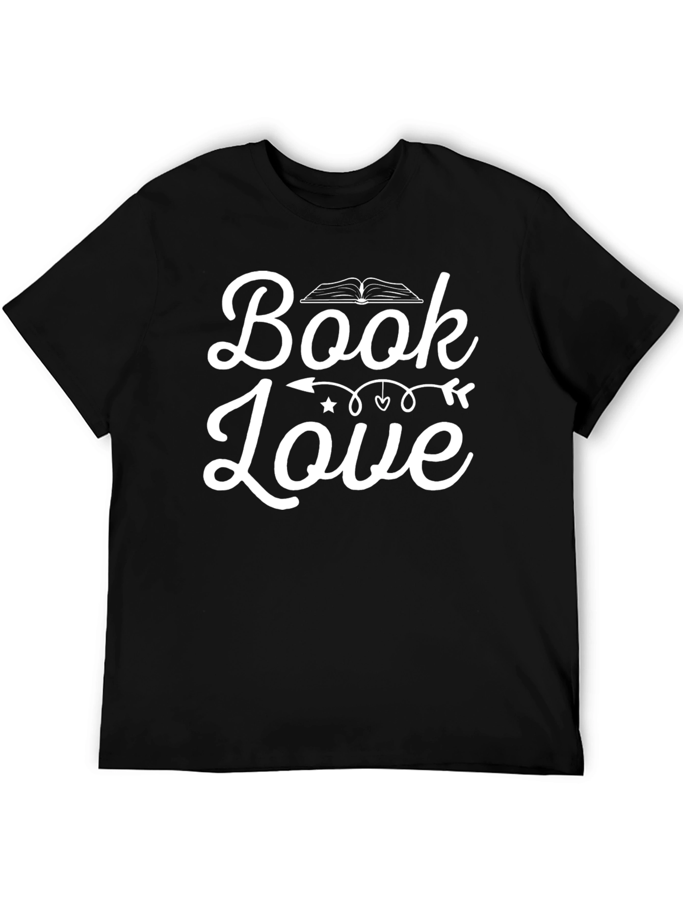 Book Love Black Graphic Tee