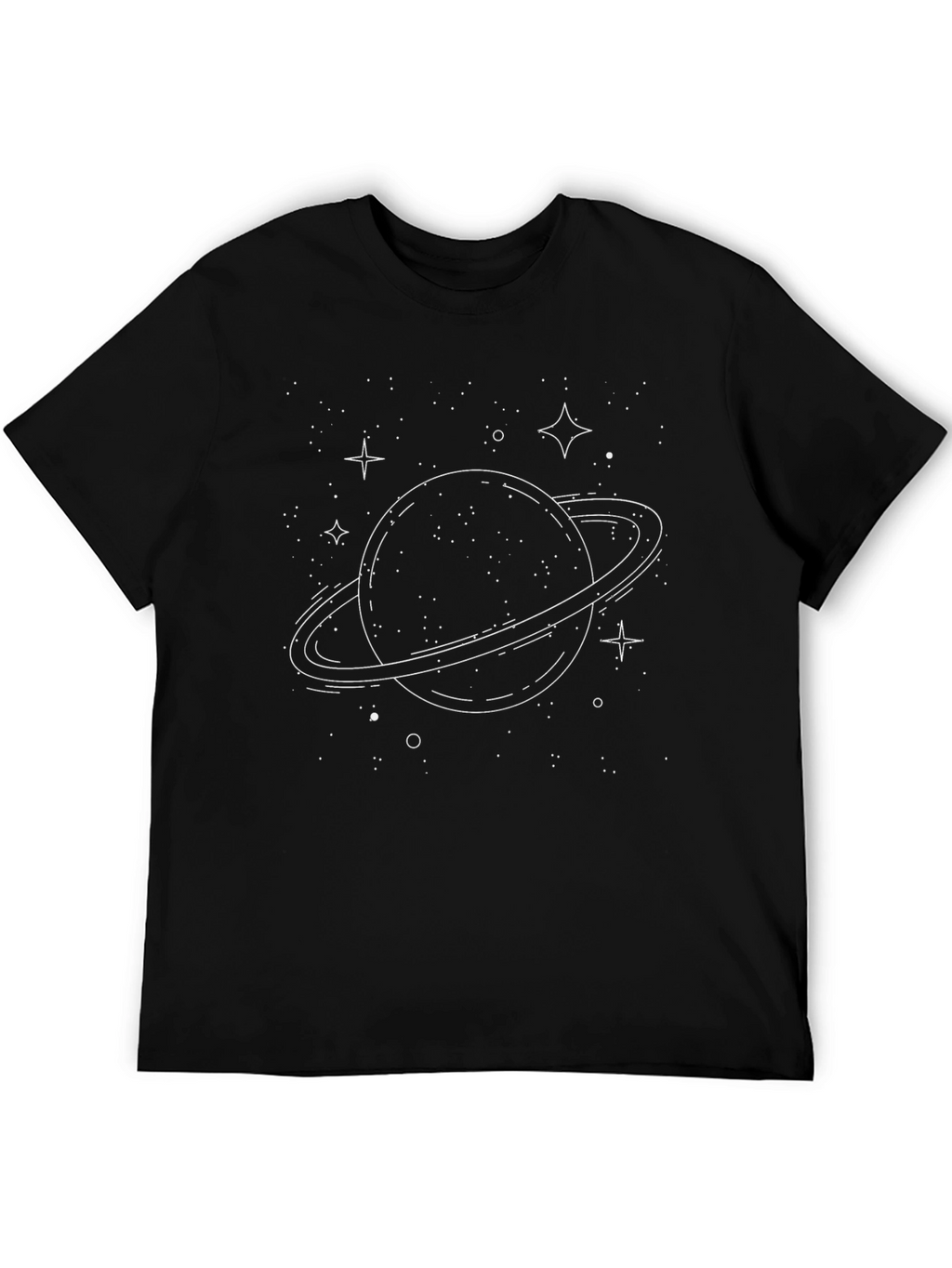 Planet Graphic Black Tee
