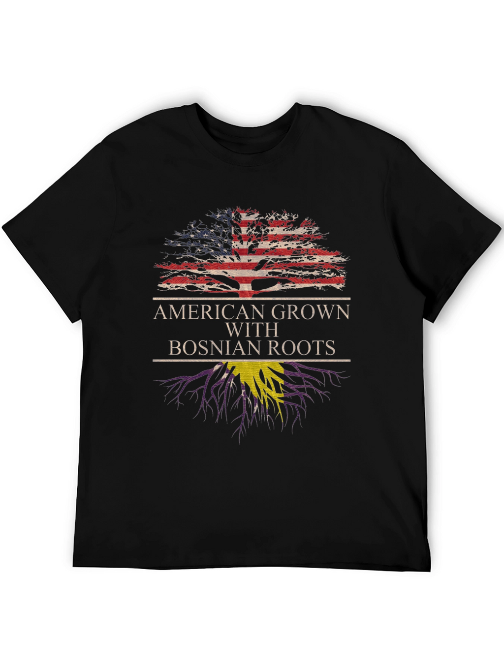 American Grown Bosnian Roots T-Shirt