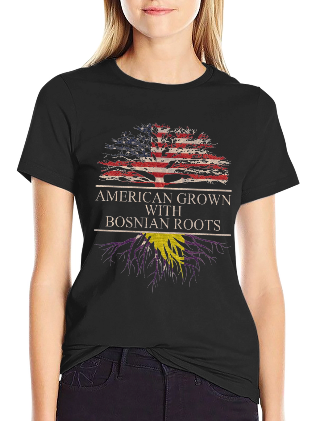 American Grown Bosnian Roots T-Shirt
