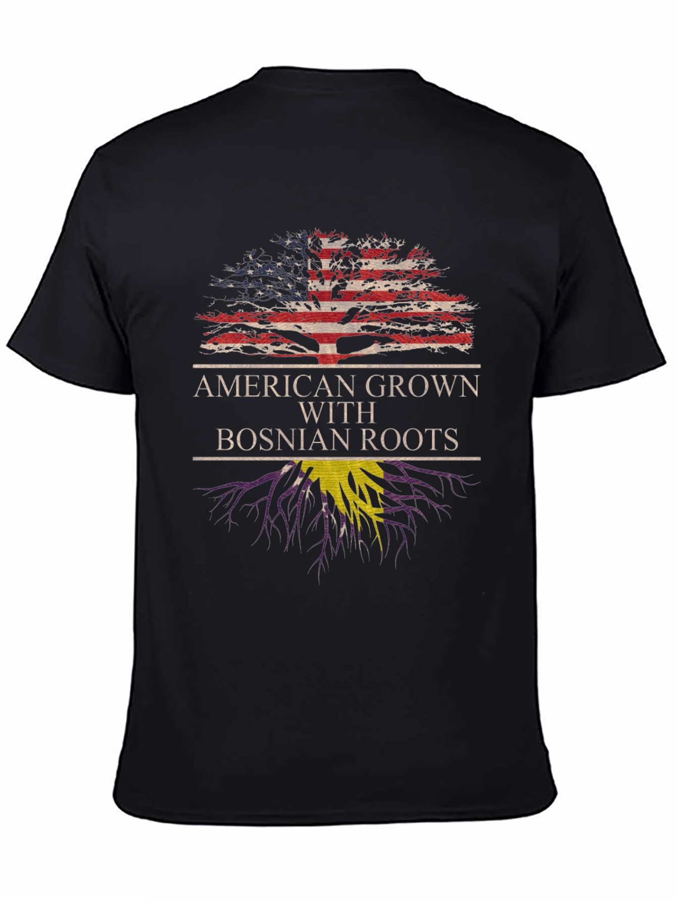 American Grown Bosnian Roots T-Shirt