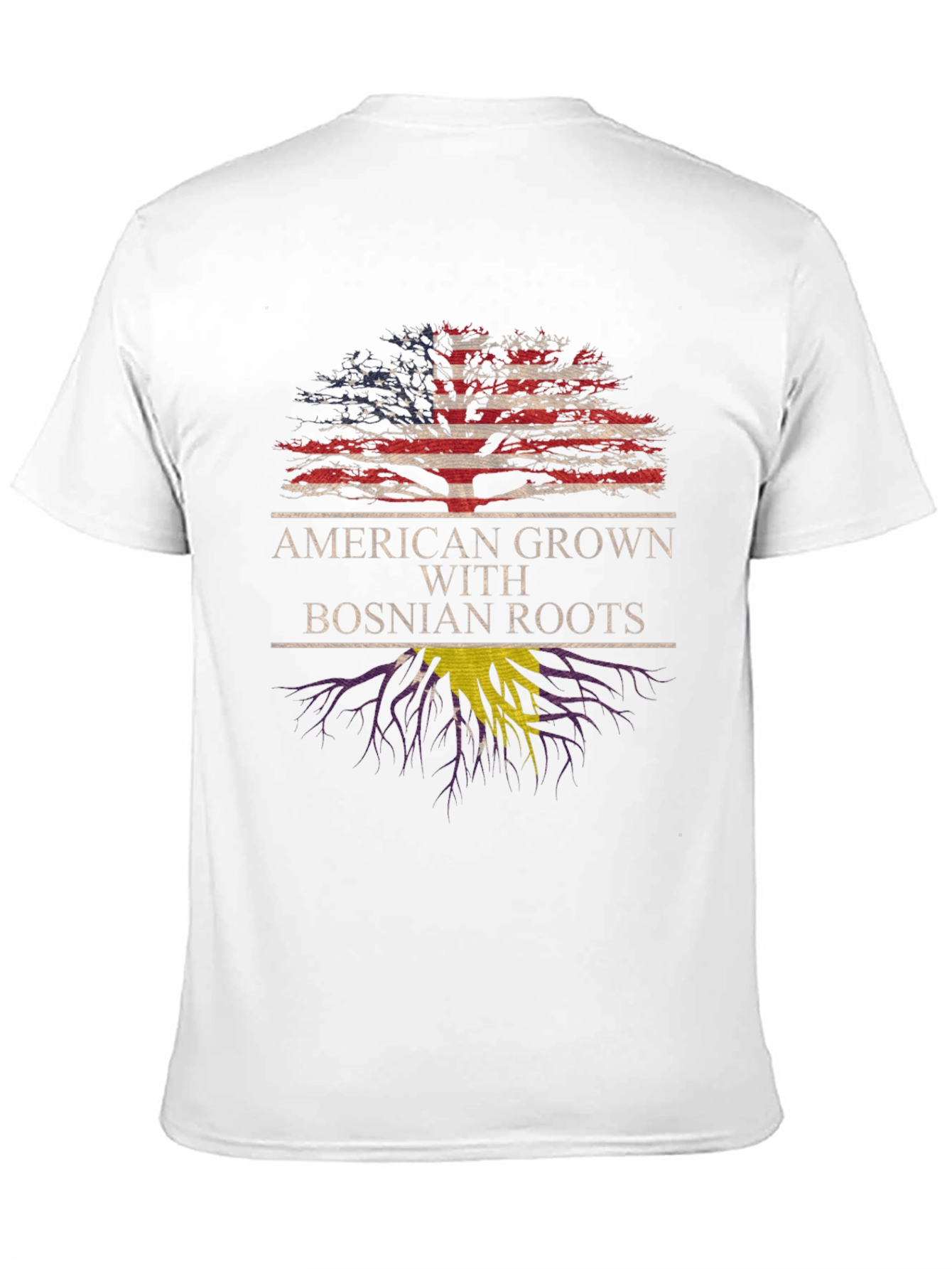 American Grown Bosnian Roots T-Shirt