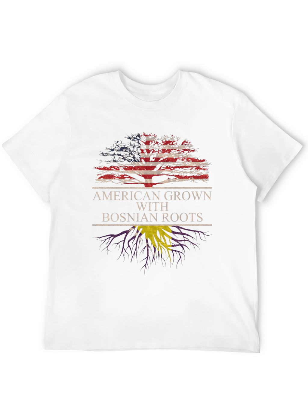 American Grown Bosnian Roots T-Shirt