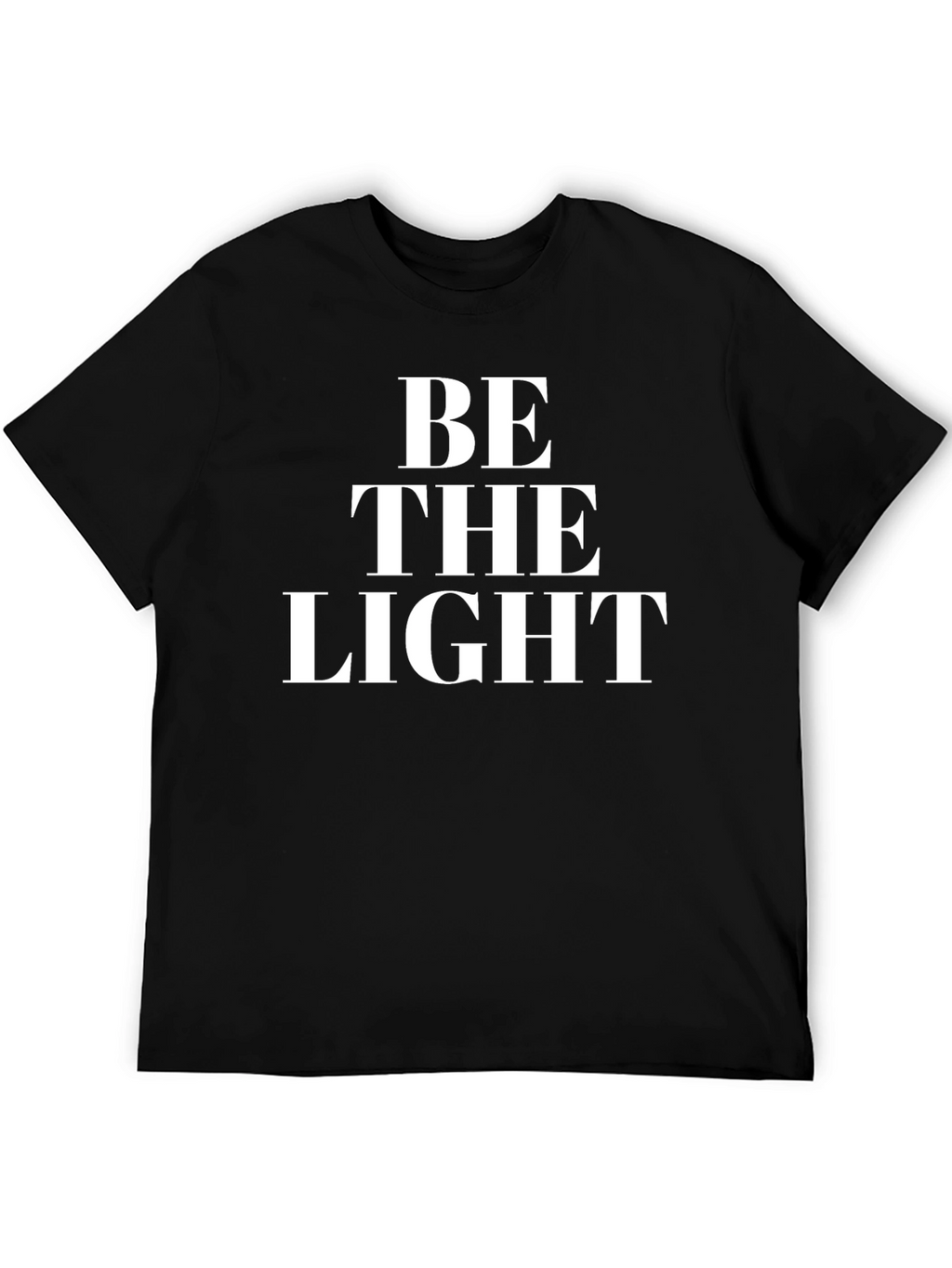 Be The Light Graphic Tee - Black