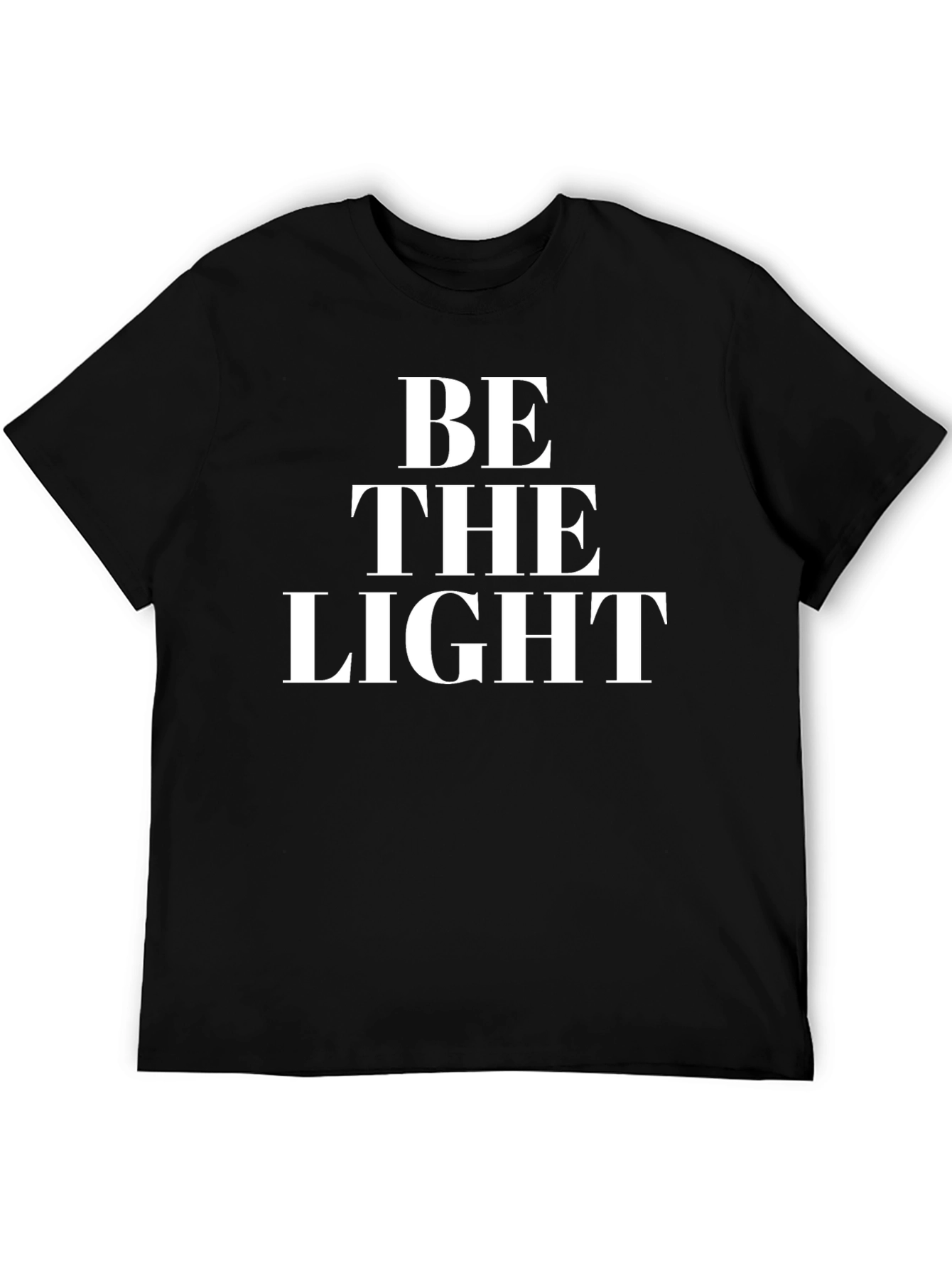Be The Light Graphic Tee - Black