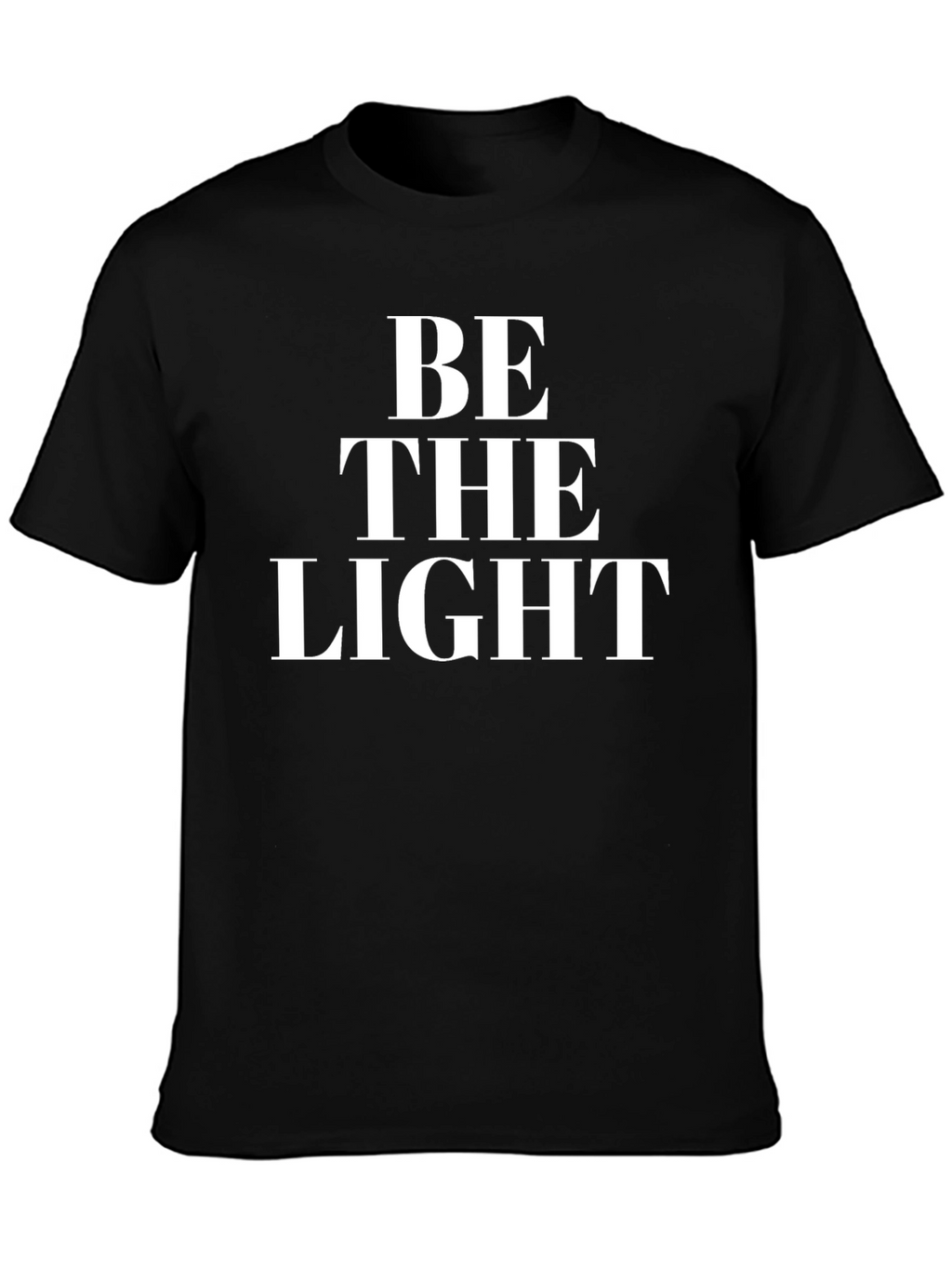 Be The Light Graphic Tee - Black