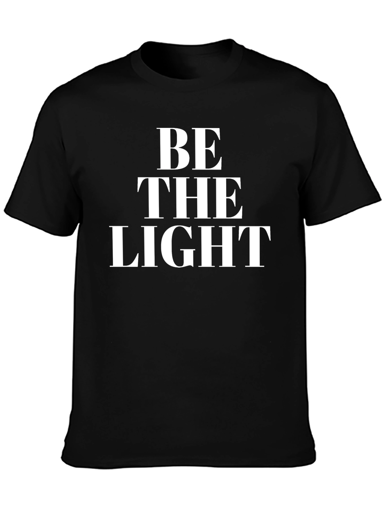 Be The Light Graphic Tee - Black