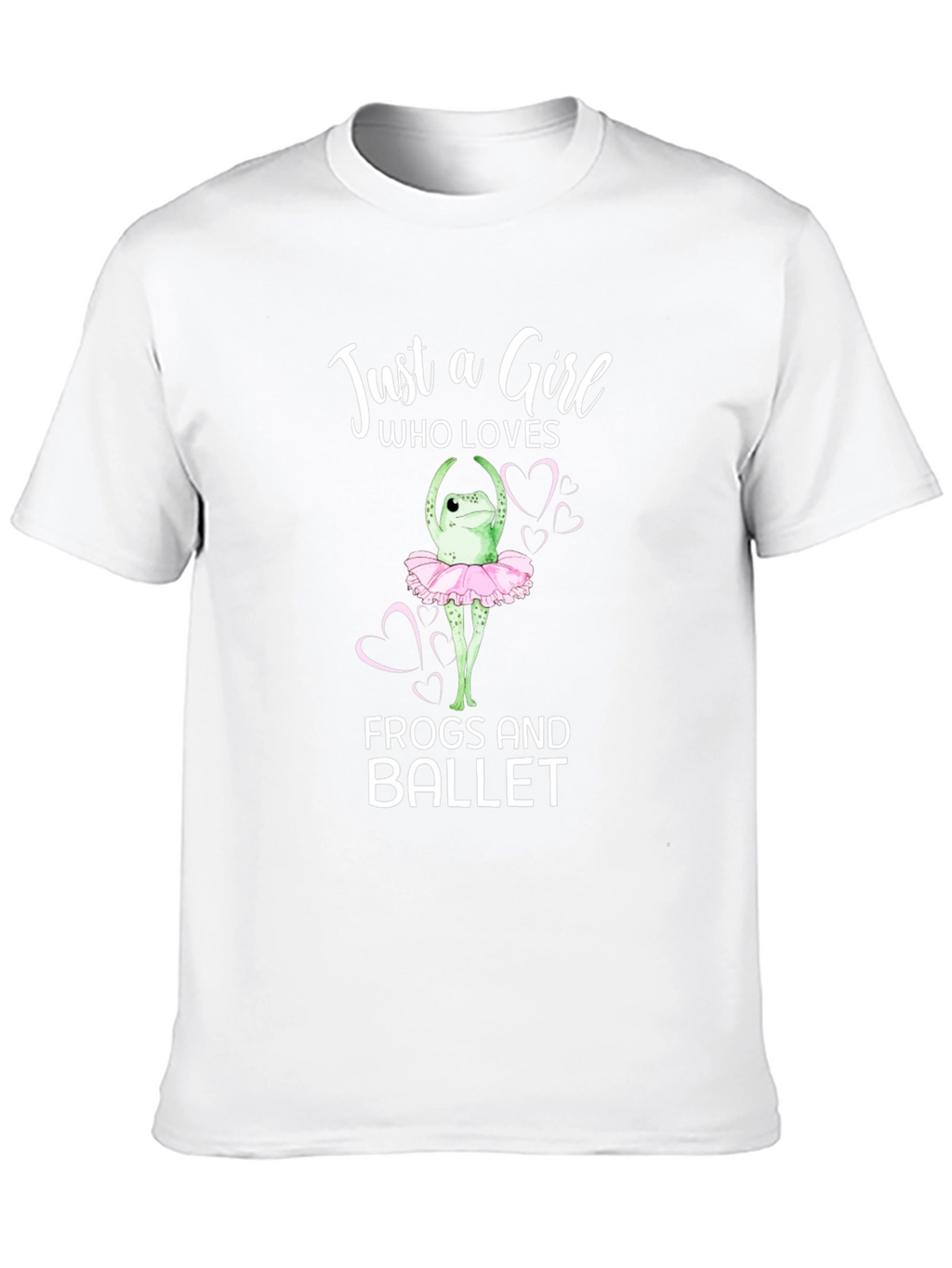 Just a Girl Who Loves Frogs and Ballet T-Shirt