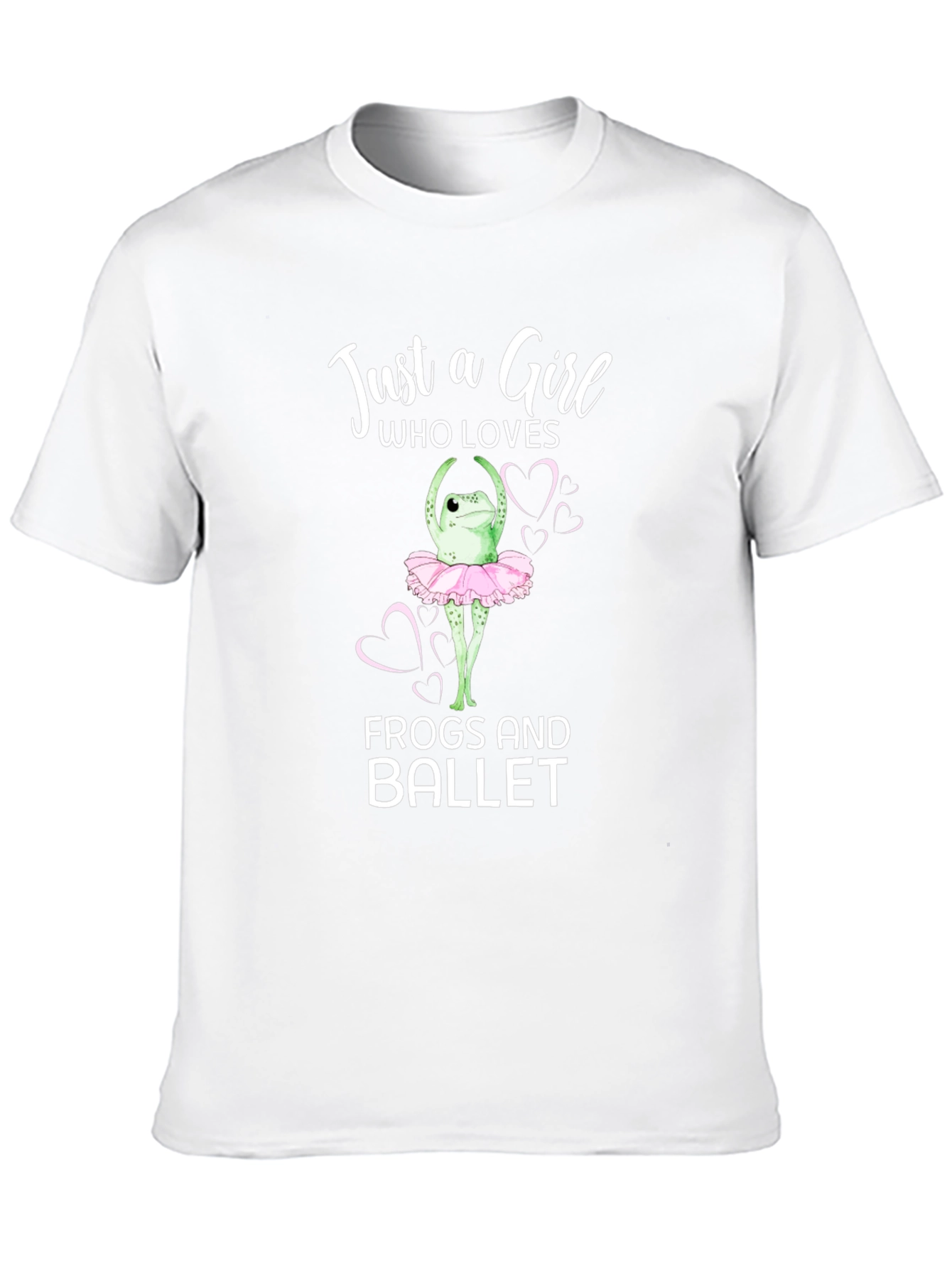 Just a Girl Who Loves Frogs and Ballet T-Shirt