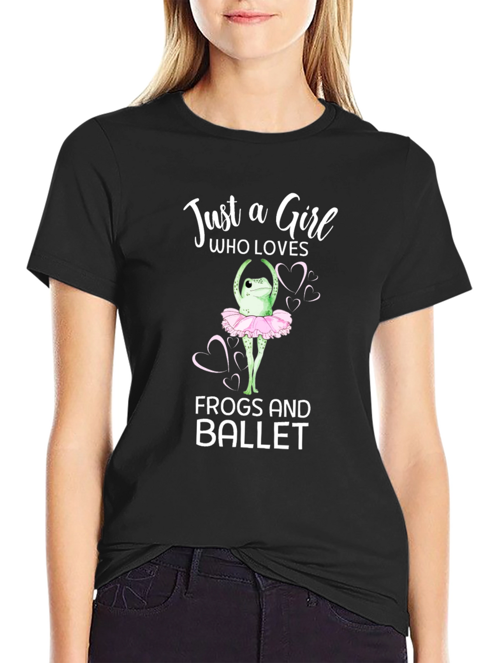 Just a Girl Who Loves Frogs and Ballet T-Shirt