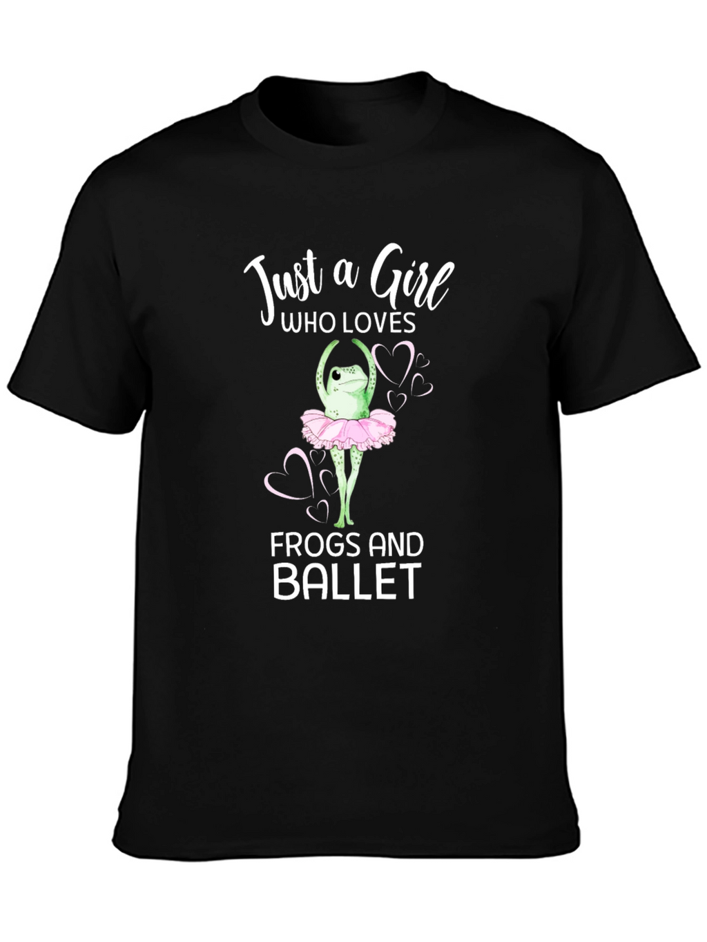 Just a Girl Who Loves Frogs and Ballet T-Shirt