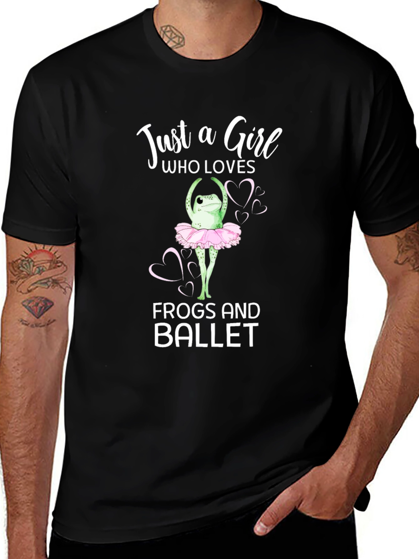Just a Girl Who Loves Frogs and Ballet T-Shirt