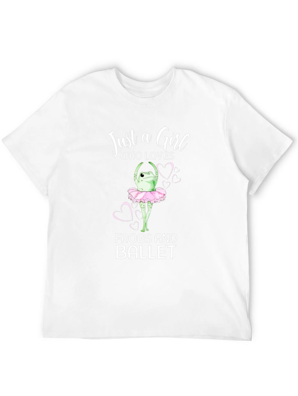 Just a Girl Who Loves Frogs and Ballet T-Shirt
