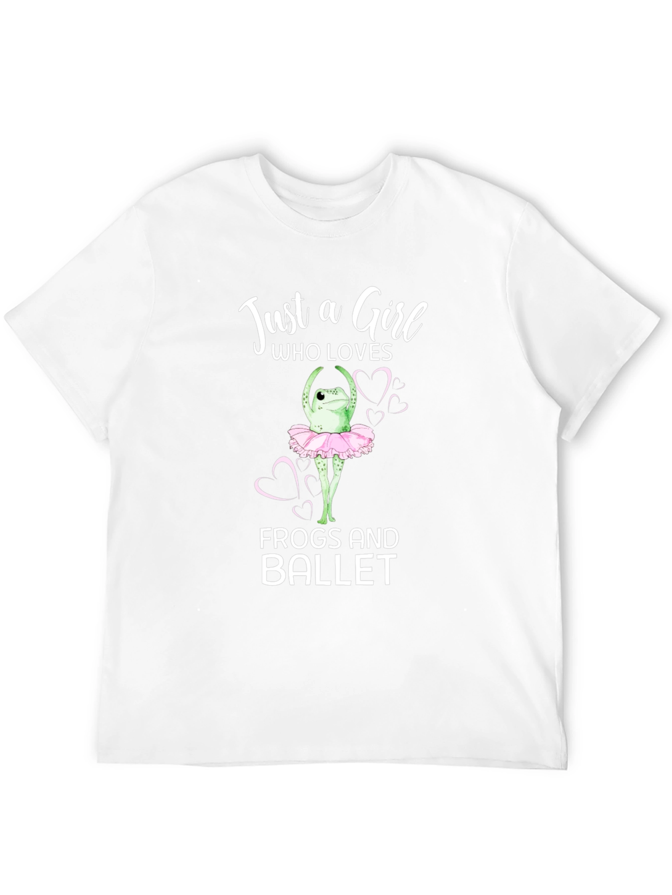 Just a Girl Who Loves Frogs and Ballet T-Shirt