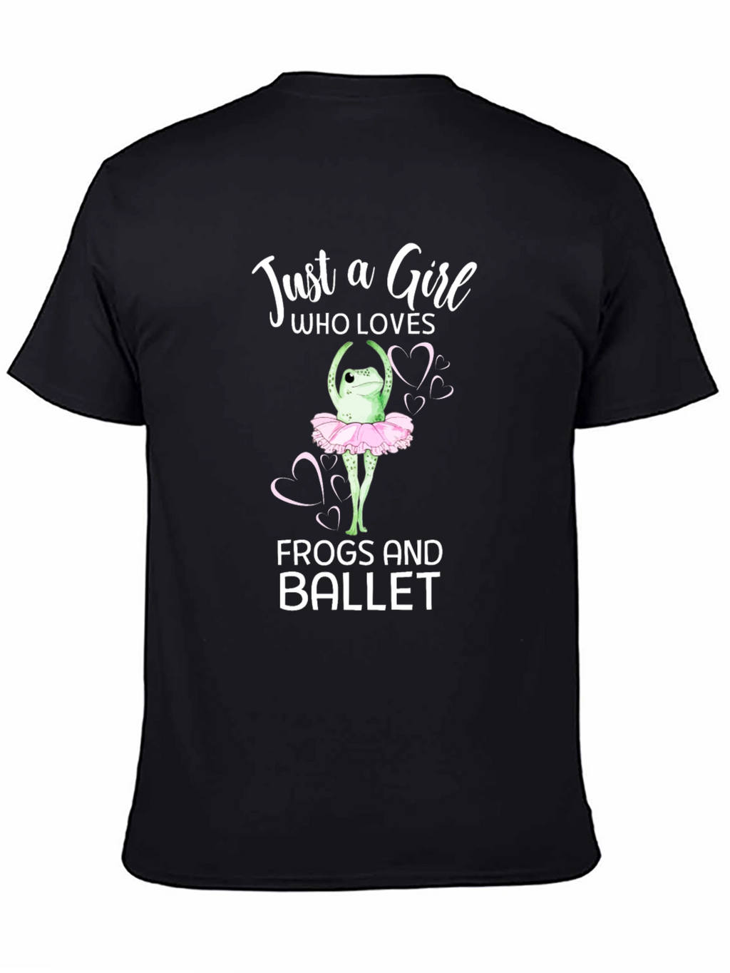 Just a Girl Who Loves Frogs and Ballet T-Shirt