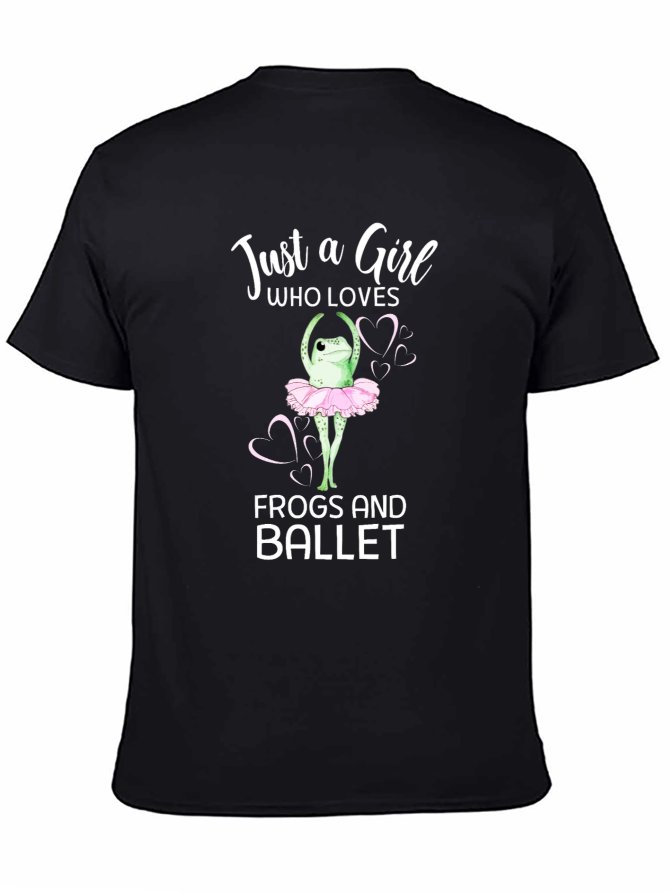 Just a Girl Who Loves Frogs and Ballet T-Shirt