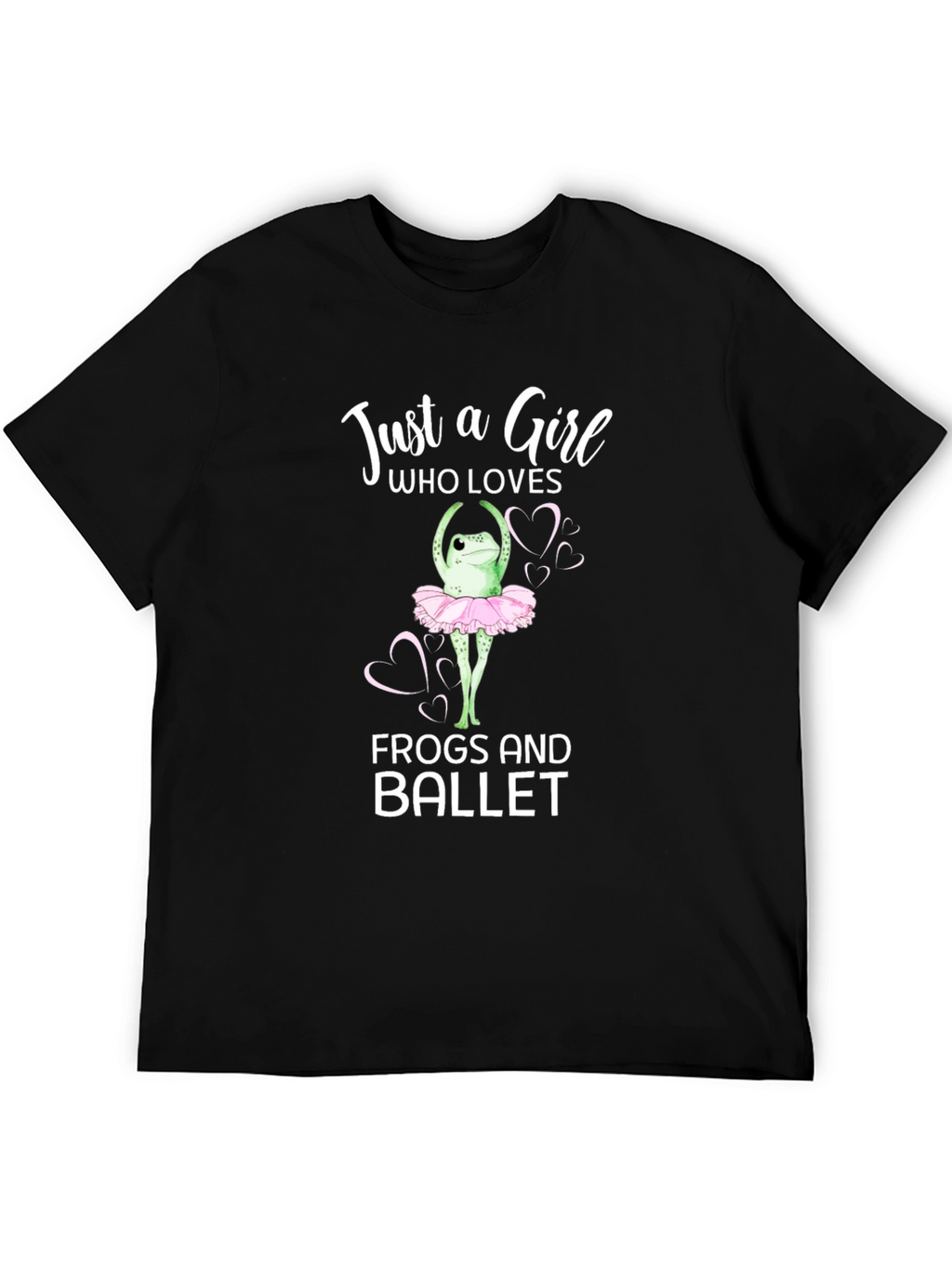 Just a Girl Who Loves Frogs and Ballet T-Shirt