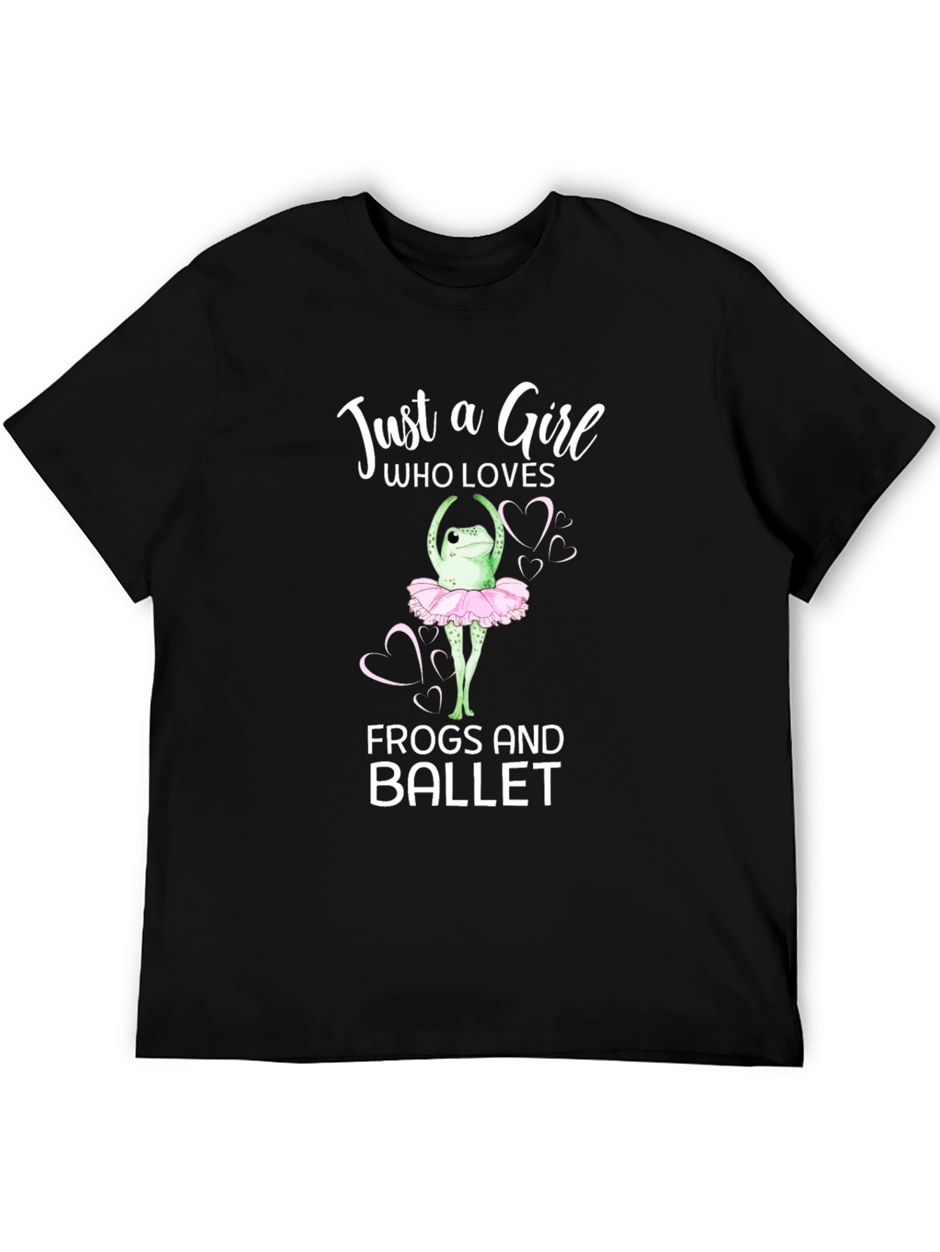 Just a Girl Who Loves Frogs and Ballet T-Shirt