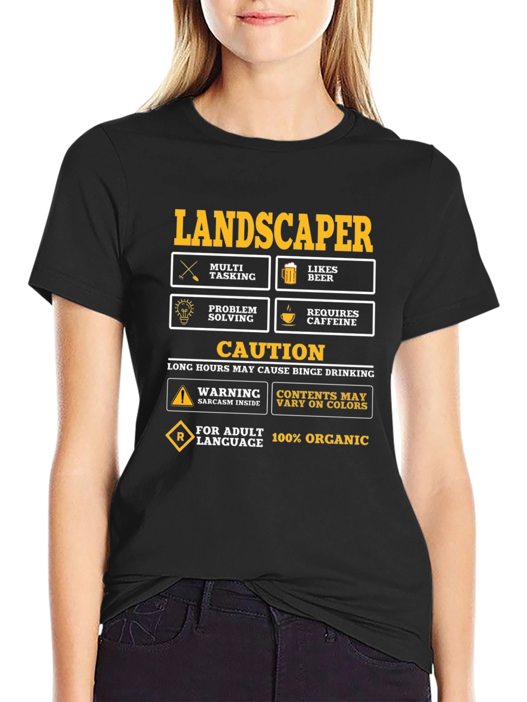 Landscaper Humor Graphic T-Shirt
