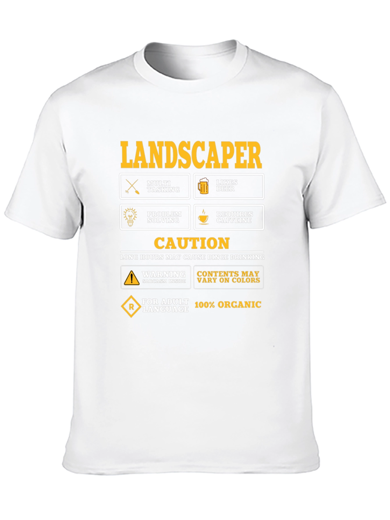 Landscaper Humor Graphic T-Shirt
