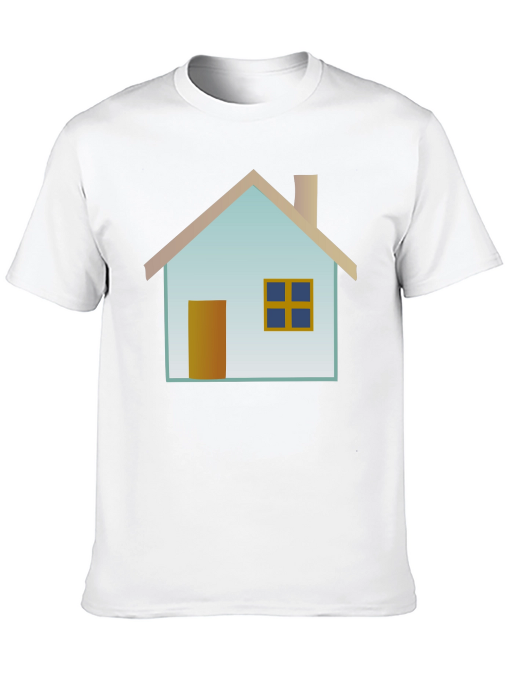 House Graphic Black T-Shirt Casual Wear