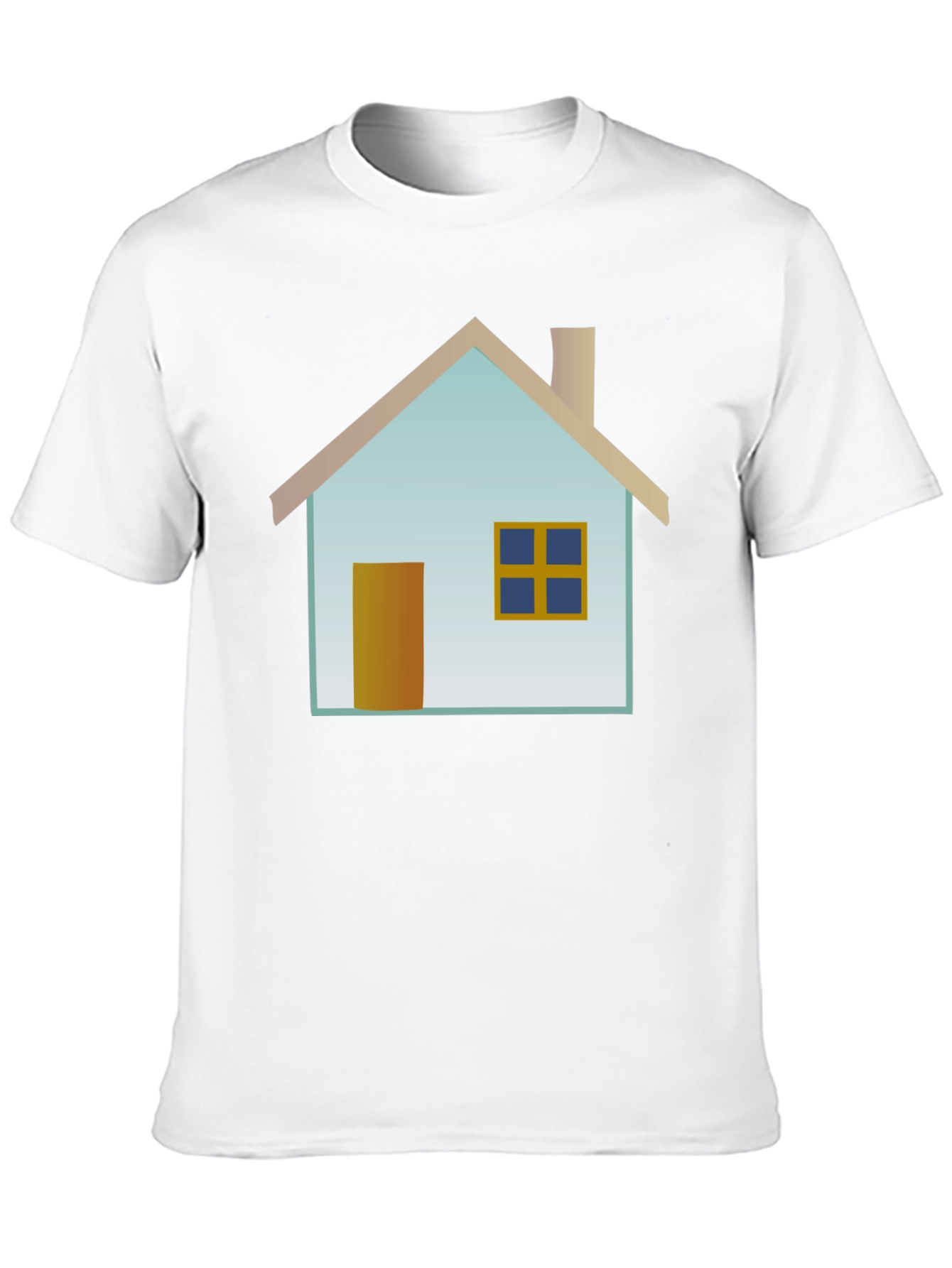 House Graphic Black T-Shirt Casual Wear