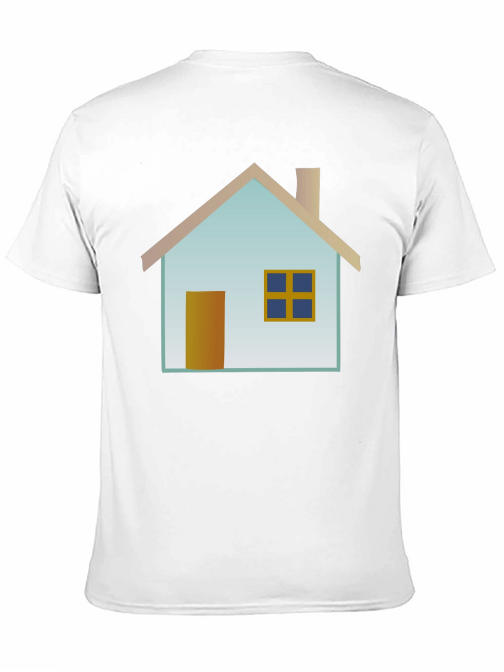 House Graphic Black T-Shirt Casual Wear