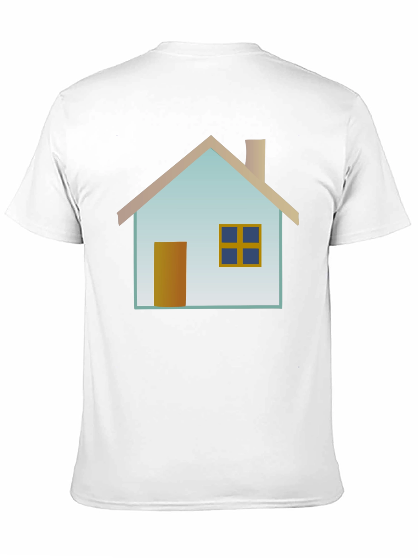 House Graphic Black T-Shirt Casual Wear