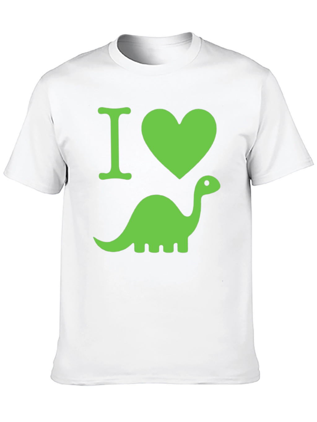 I Heart Dinosaurs Black T-Shirt