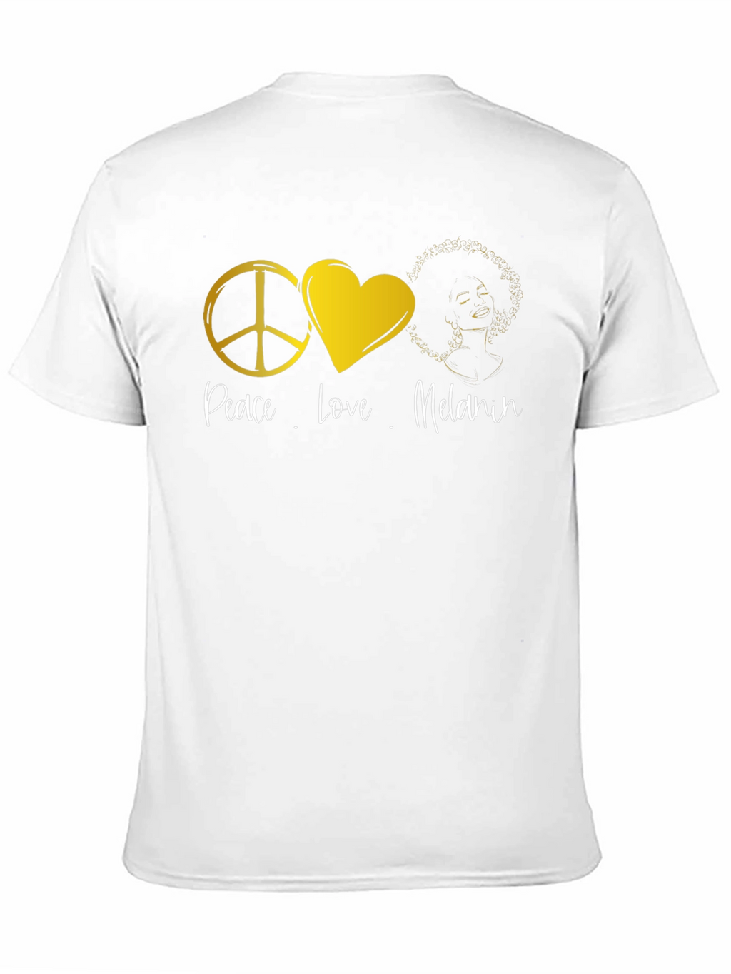 Peace Love Melanin Black T-Shirt