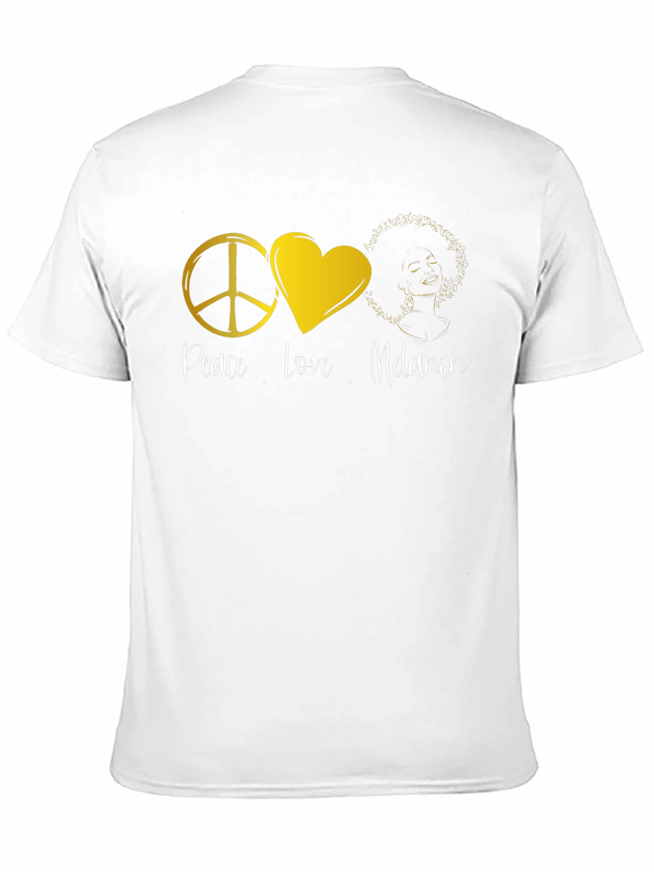 Peace Love Melanin Black T-Shirt