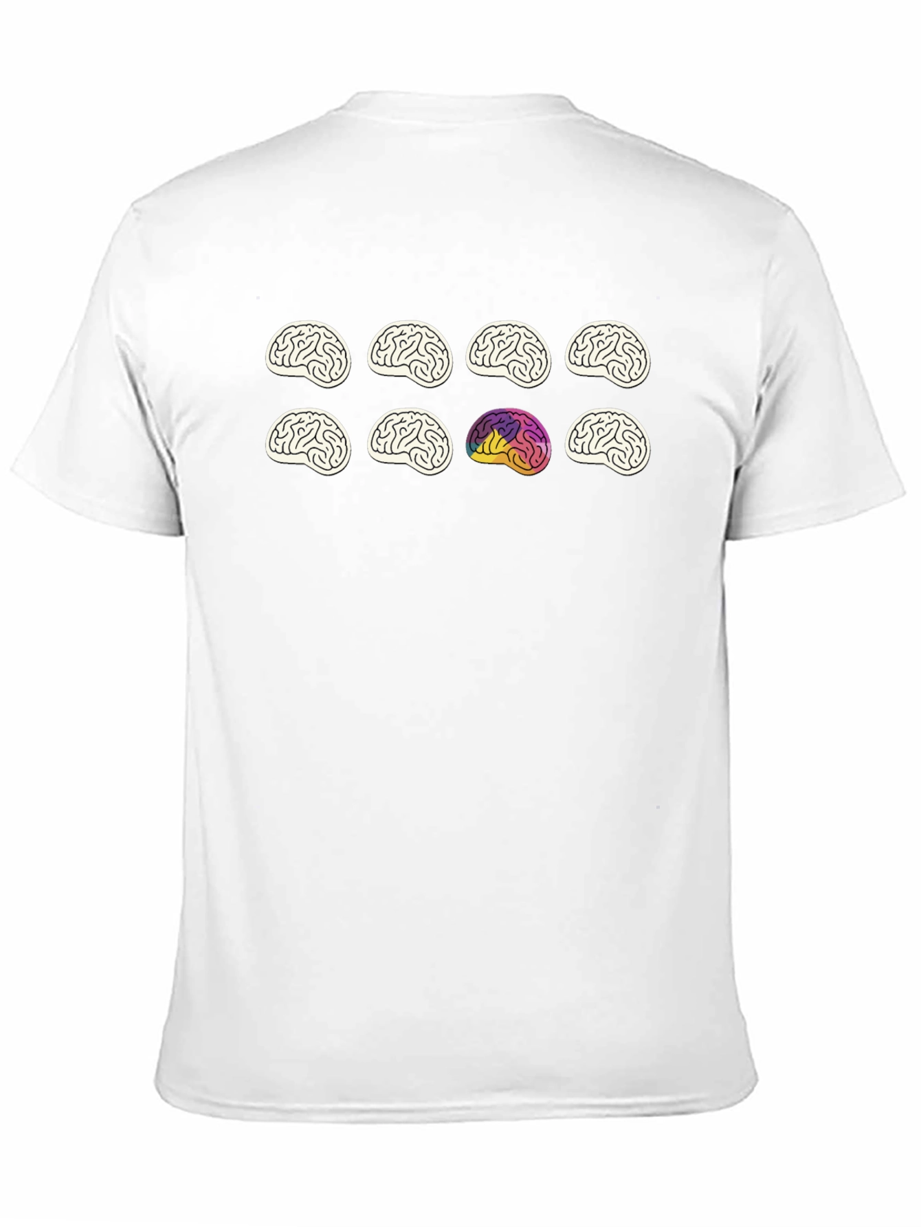 Brain Graphic Tee - Black
