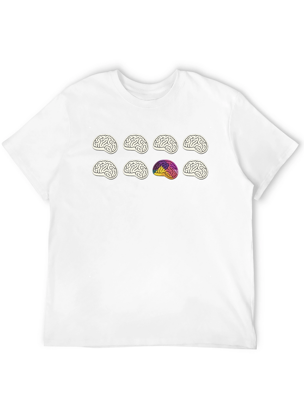 Brain Graphic Tee - Black