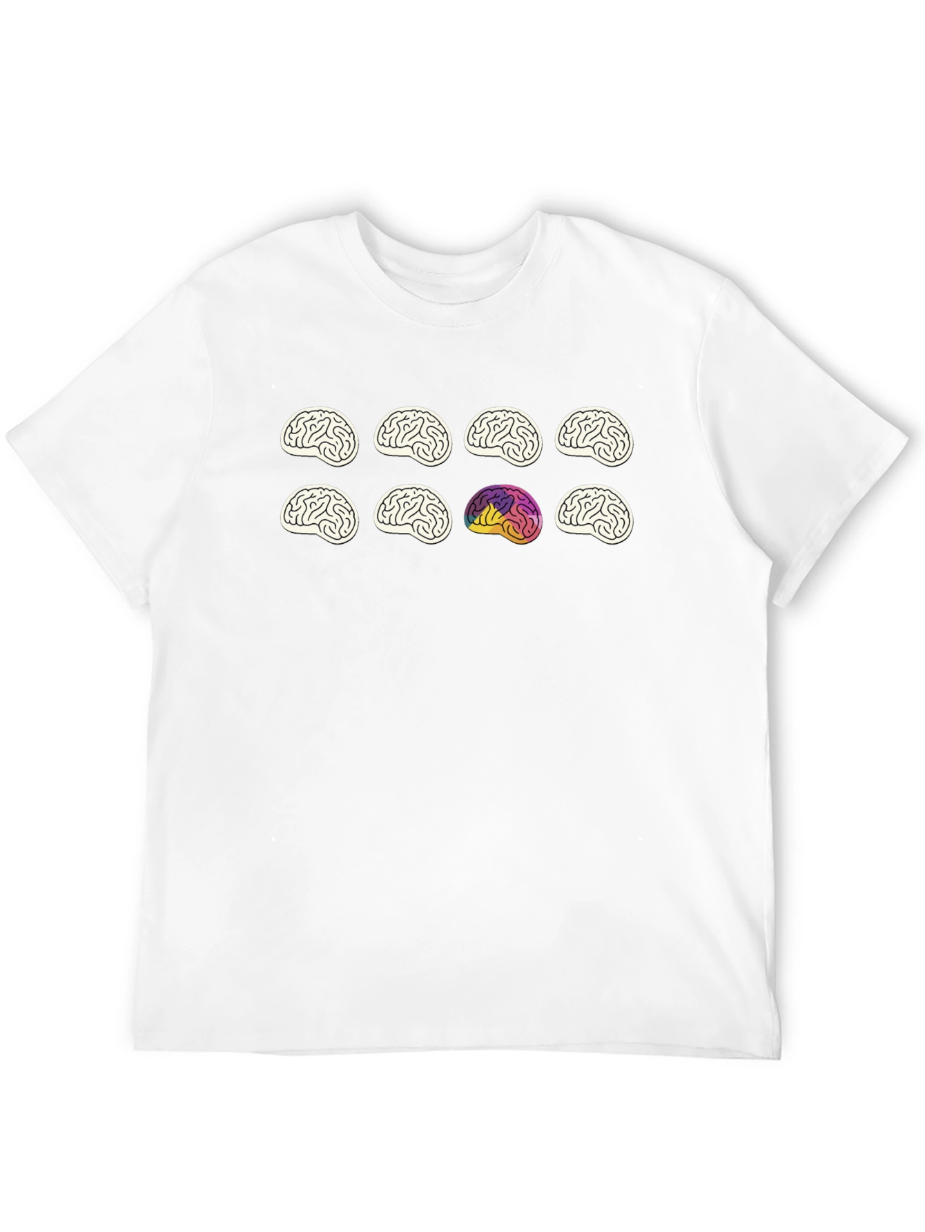 Brain Graphic Tee - Black