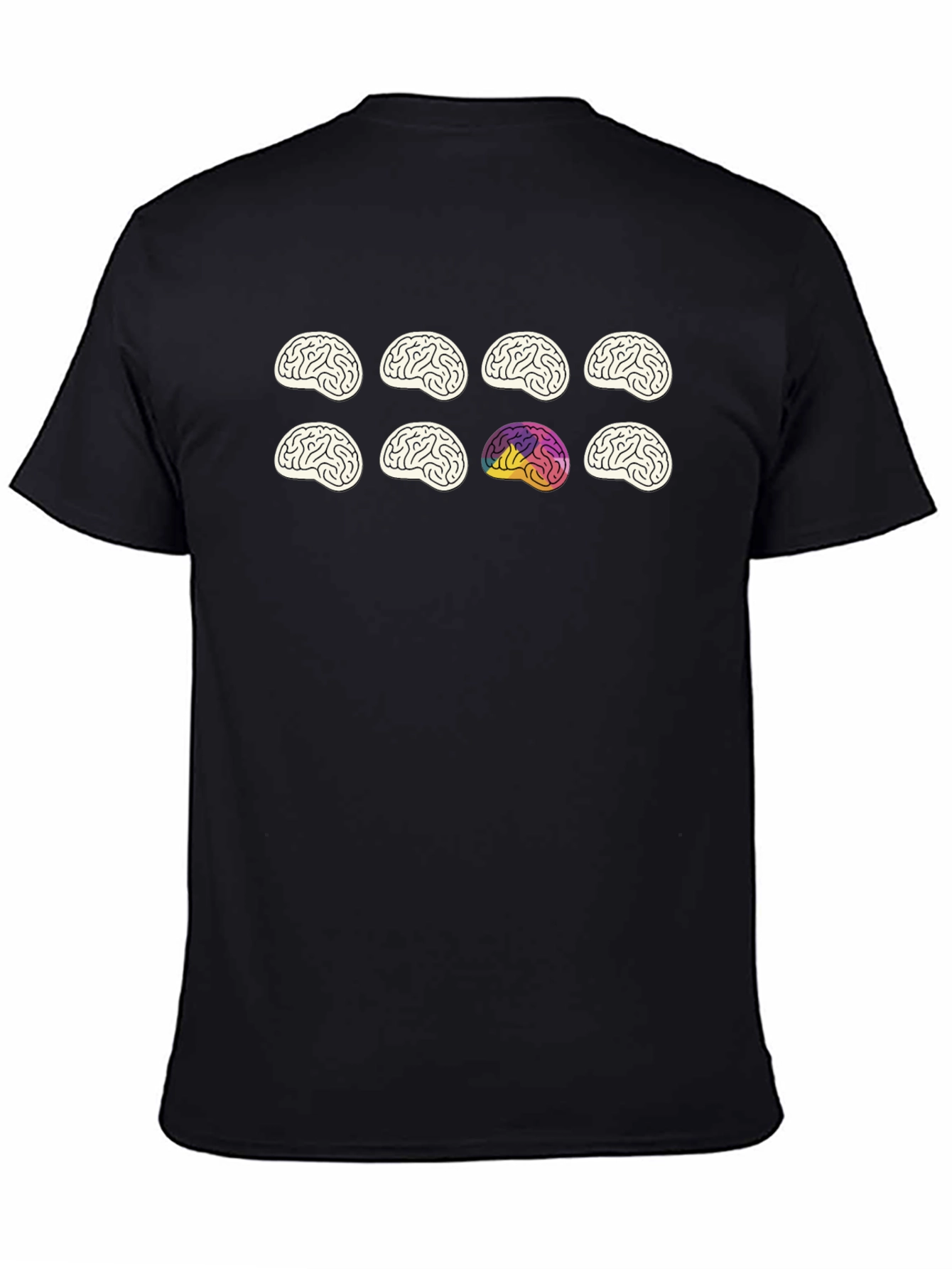 Brain Graphic Tee - Black