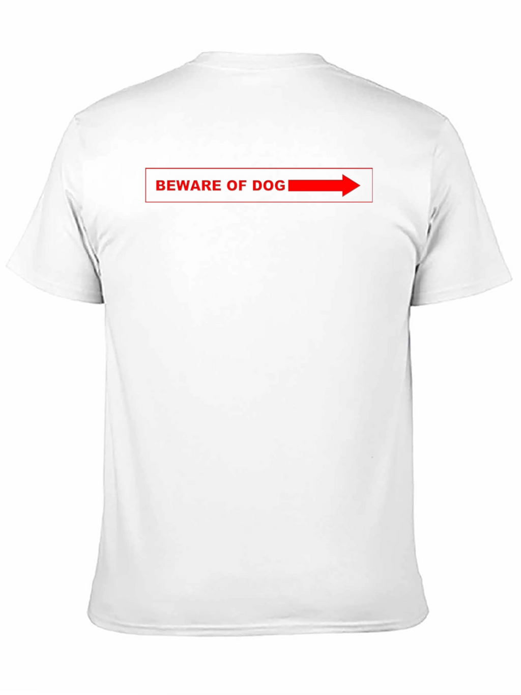 Beware of Dog Funny Graphic Tee