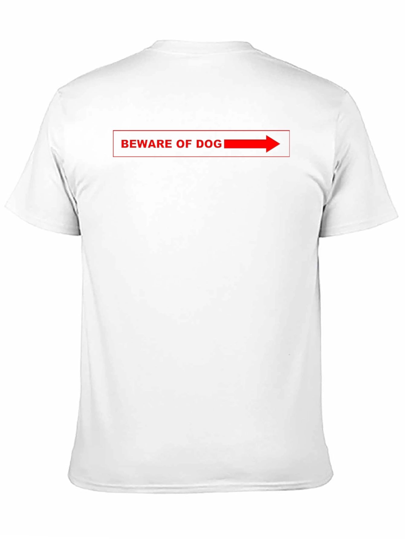 Beware of Dog Funny Graphic Tee