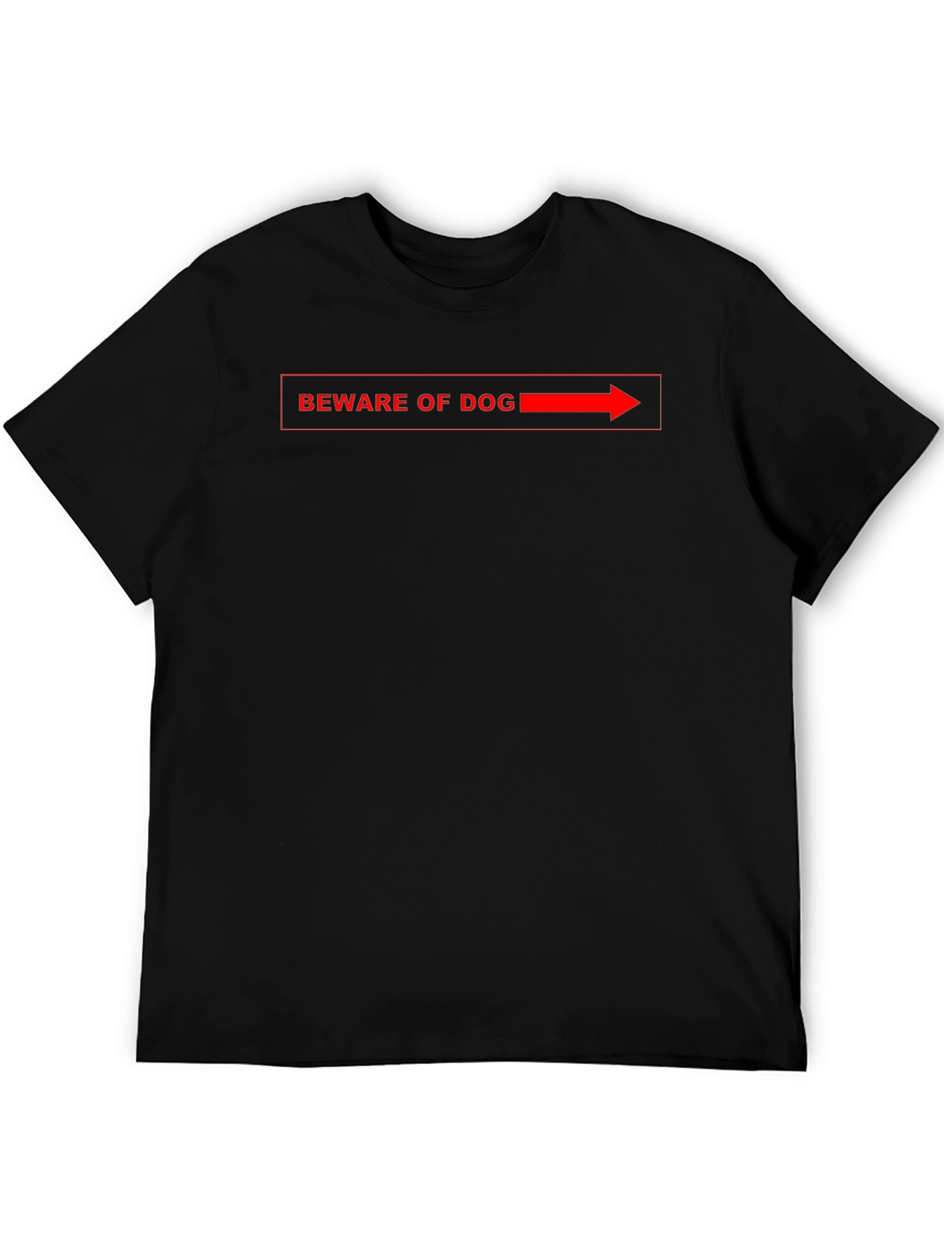 Beware of Dog Funny Graphic Tee
