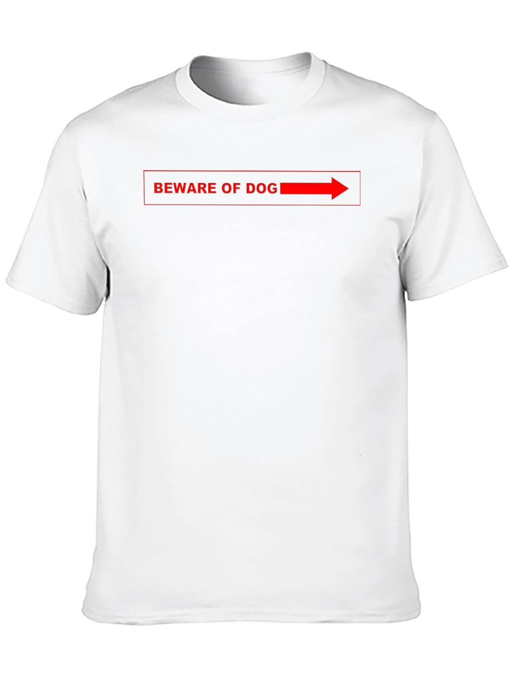Beware of Dog Funny Graphic Tee
