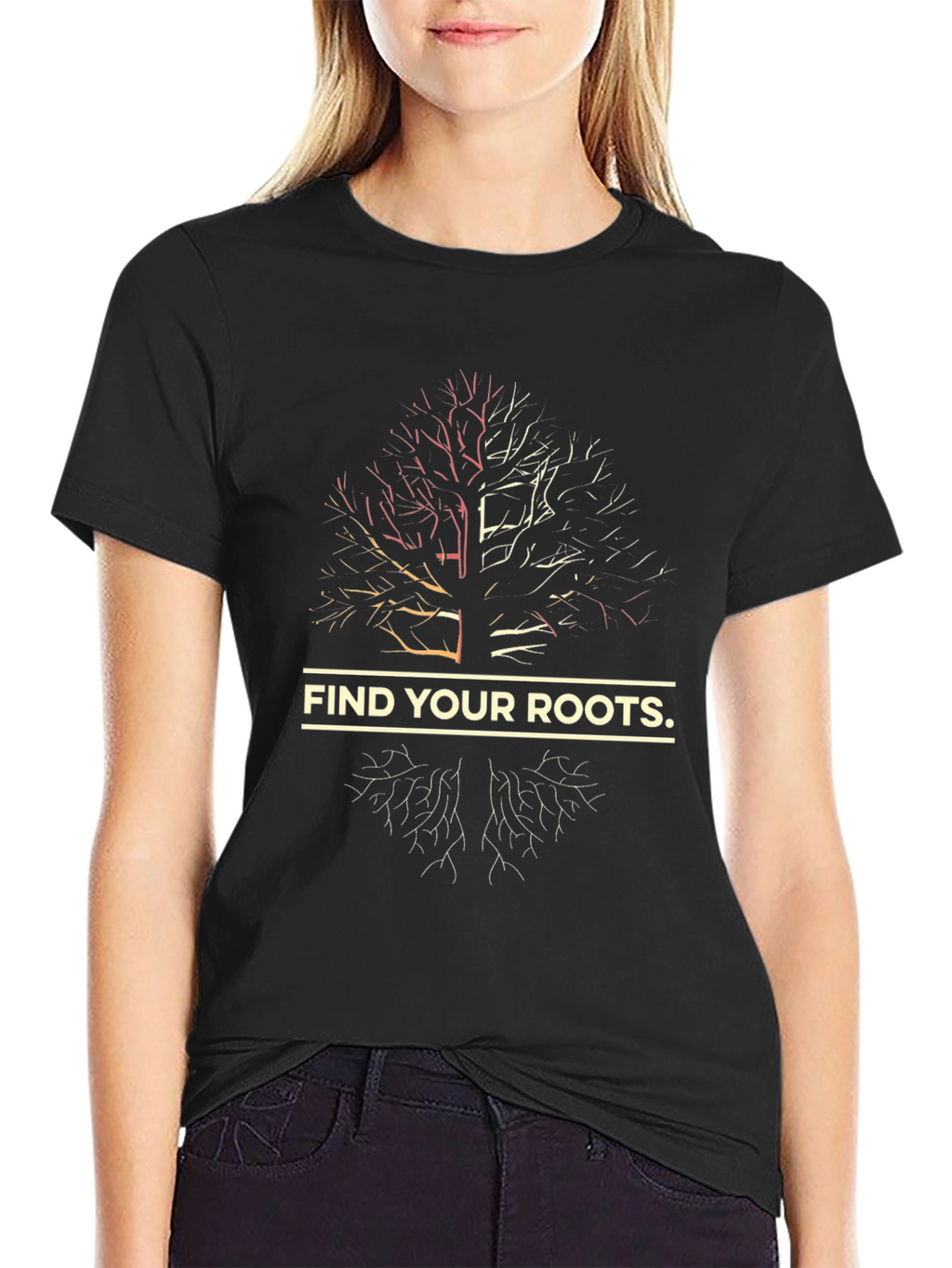 Find Your Roots Graphic Tee - Stylish Comfort