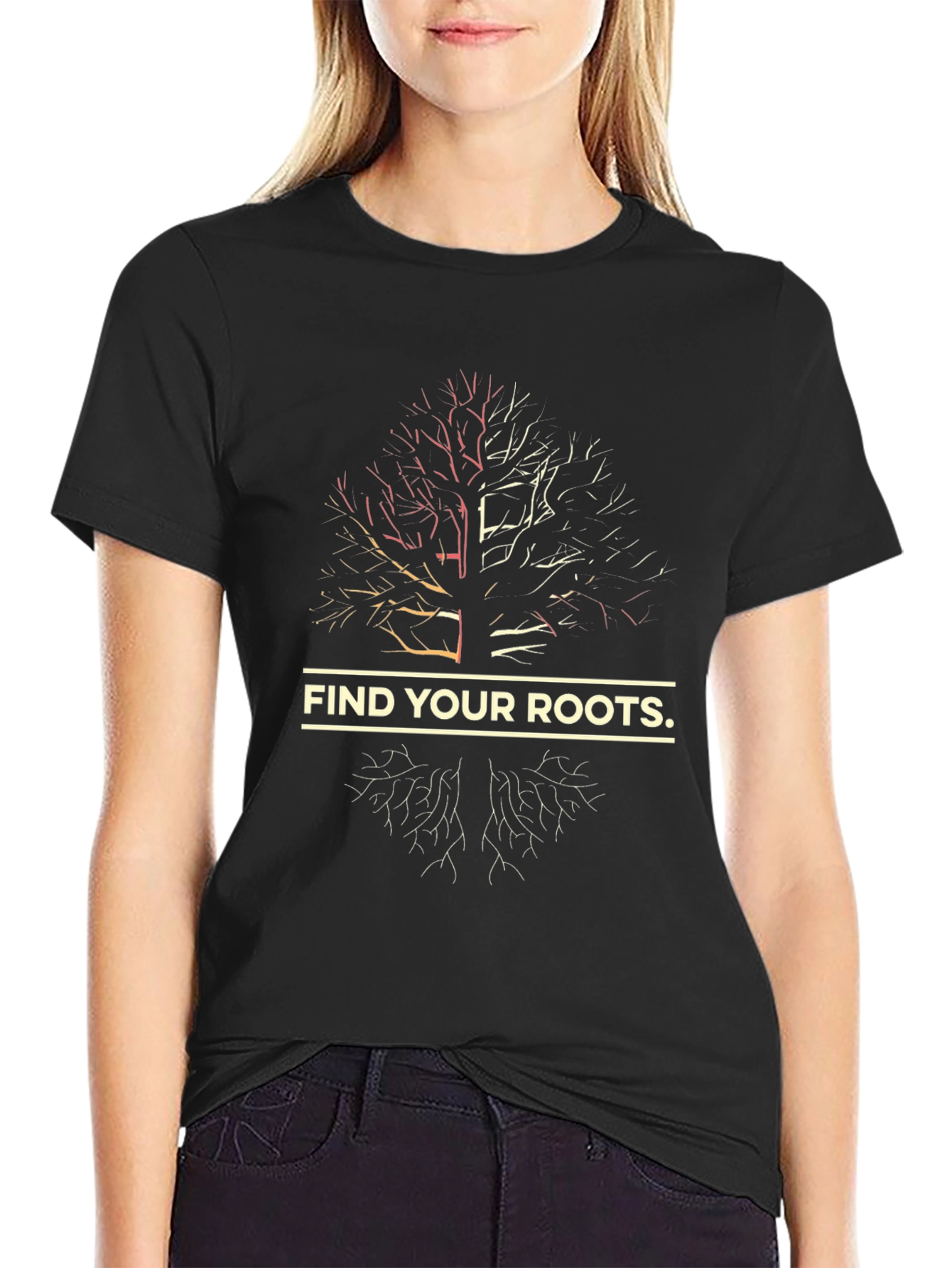 Find Your Roots Graphic Tee - Stylish Comfort