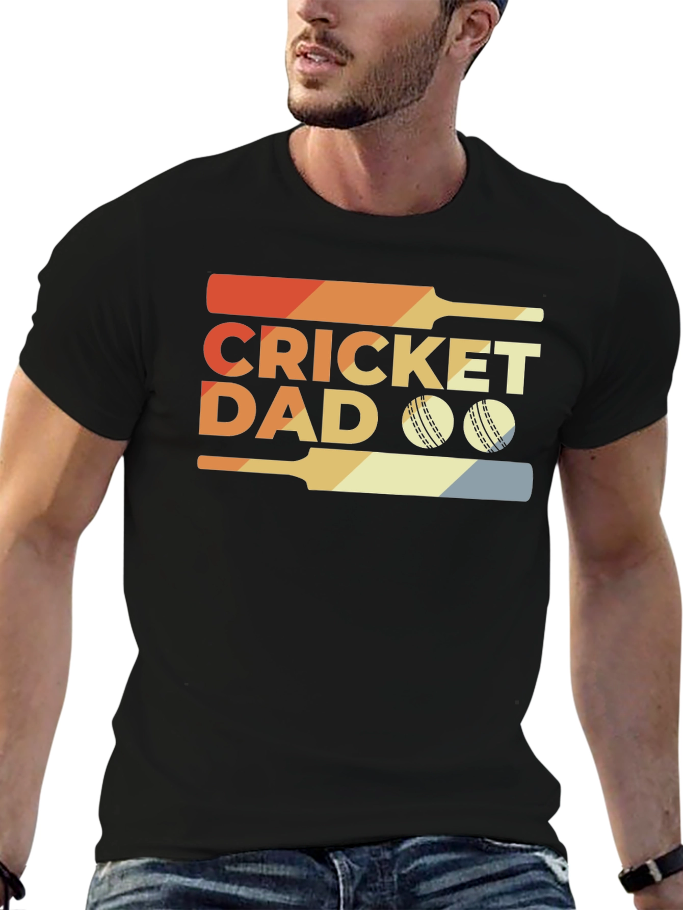 Cricket Dad T-Shirt - Perfect for Cricket Loving Fathers