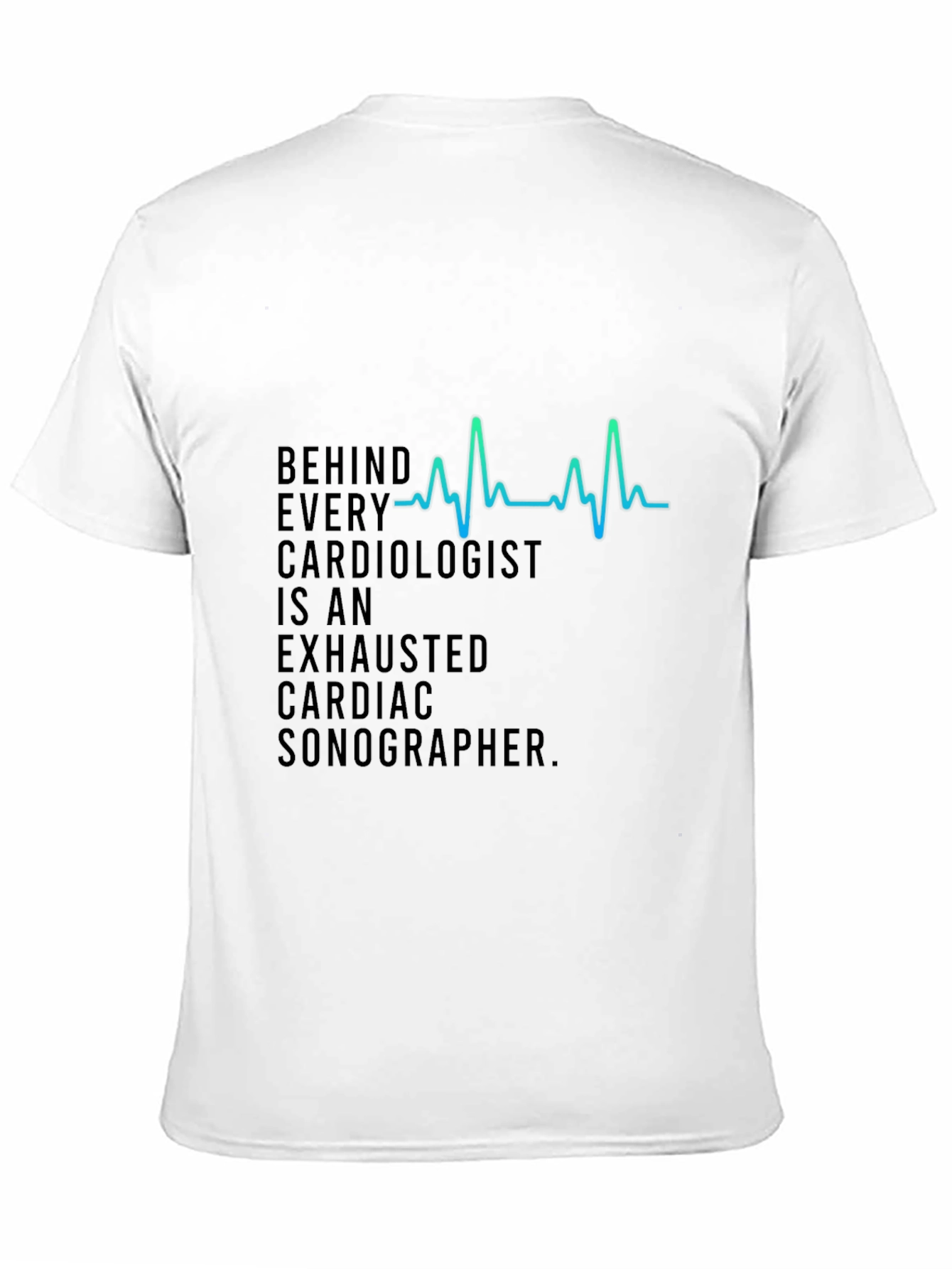 Cardiologist & Sonographer Tee - Black