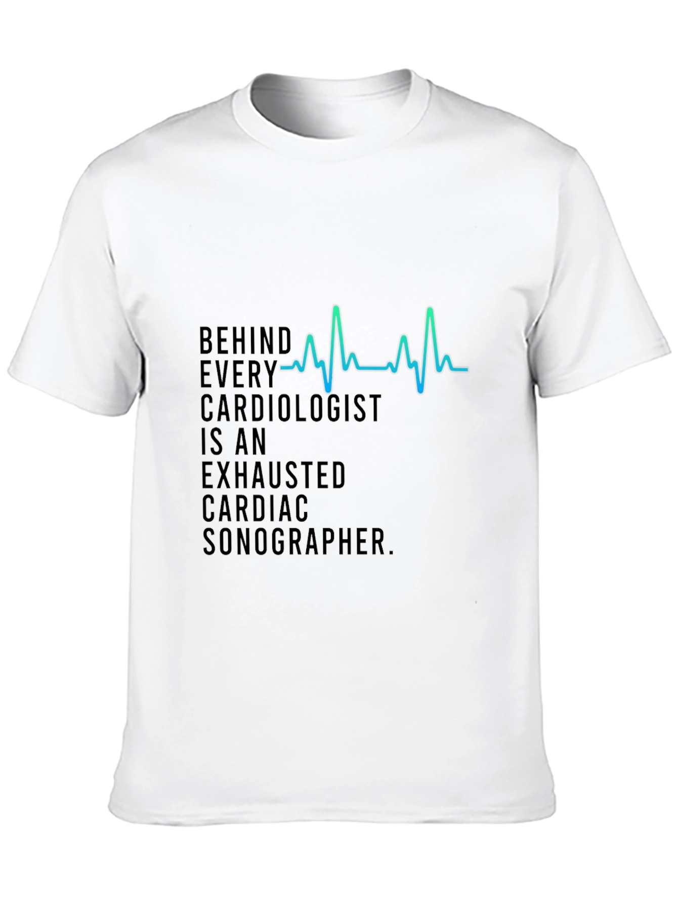 Cardiologist & Sonographer Tee - Black